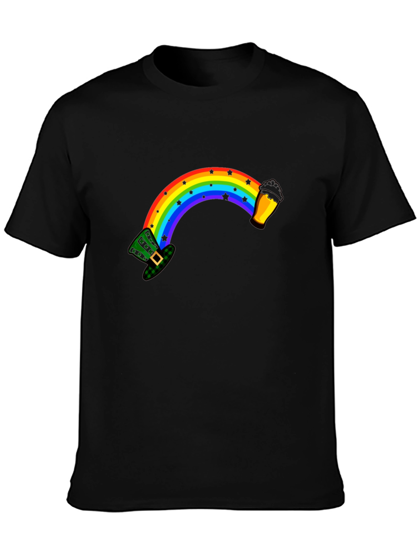 St. Patricks Day Rainbow Beer Graphic Tee