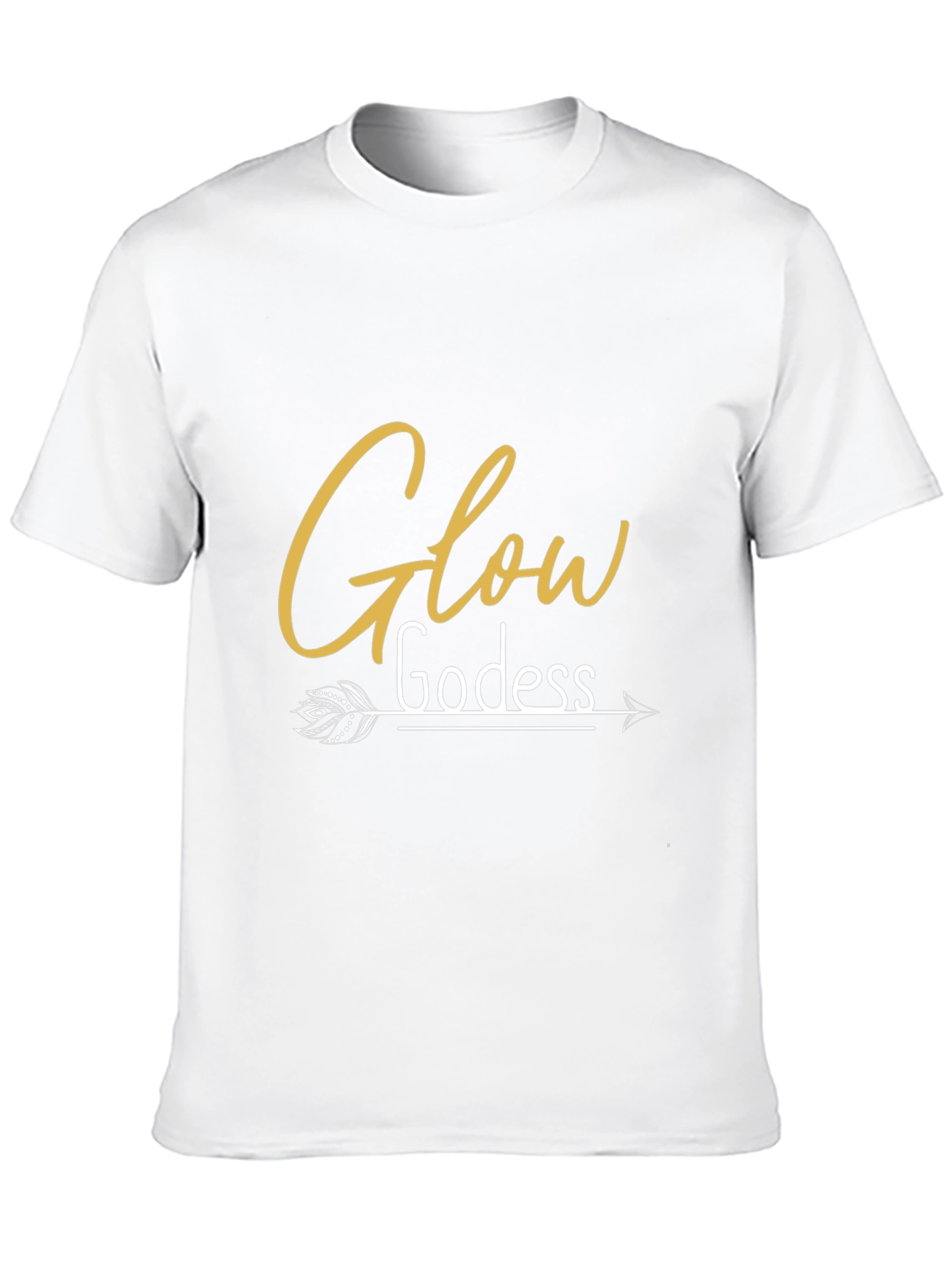 Glow Goddess Graphic Tee - Stylish Arrow Design T-Shirt