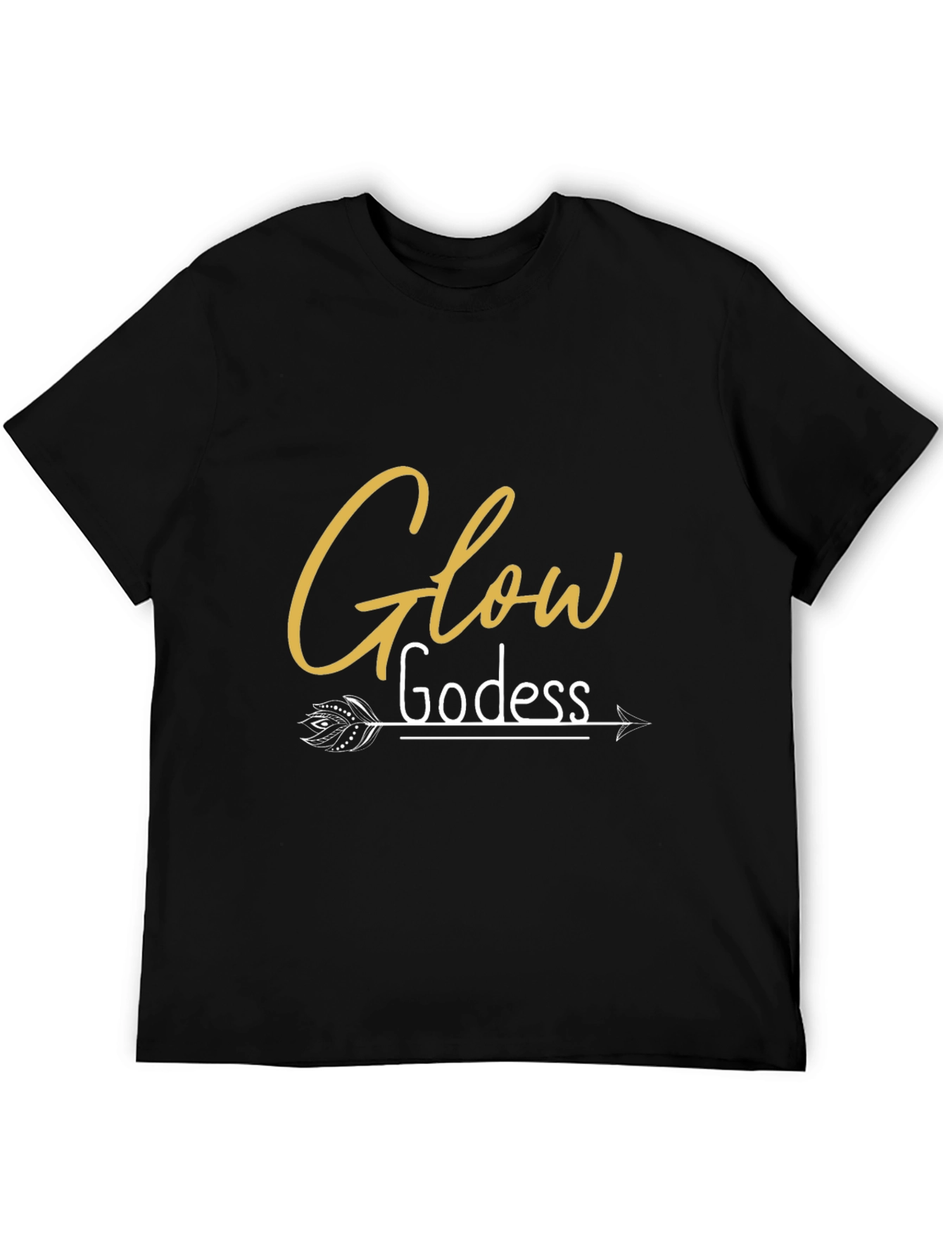 Glow Goddess Graphic Tee - Stylish Arrow Design T-Shirt