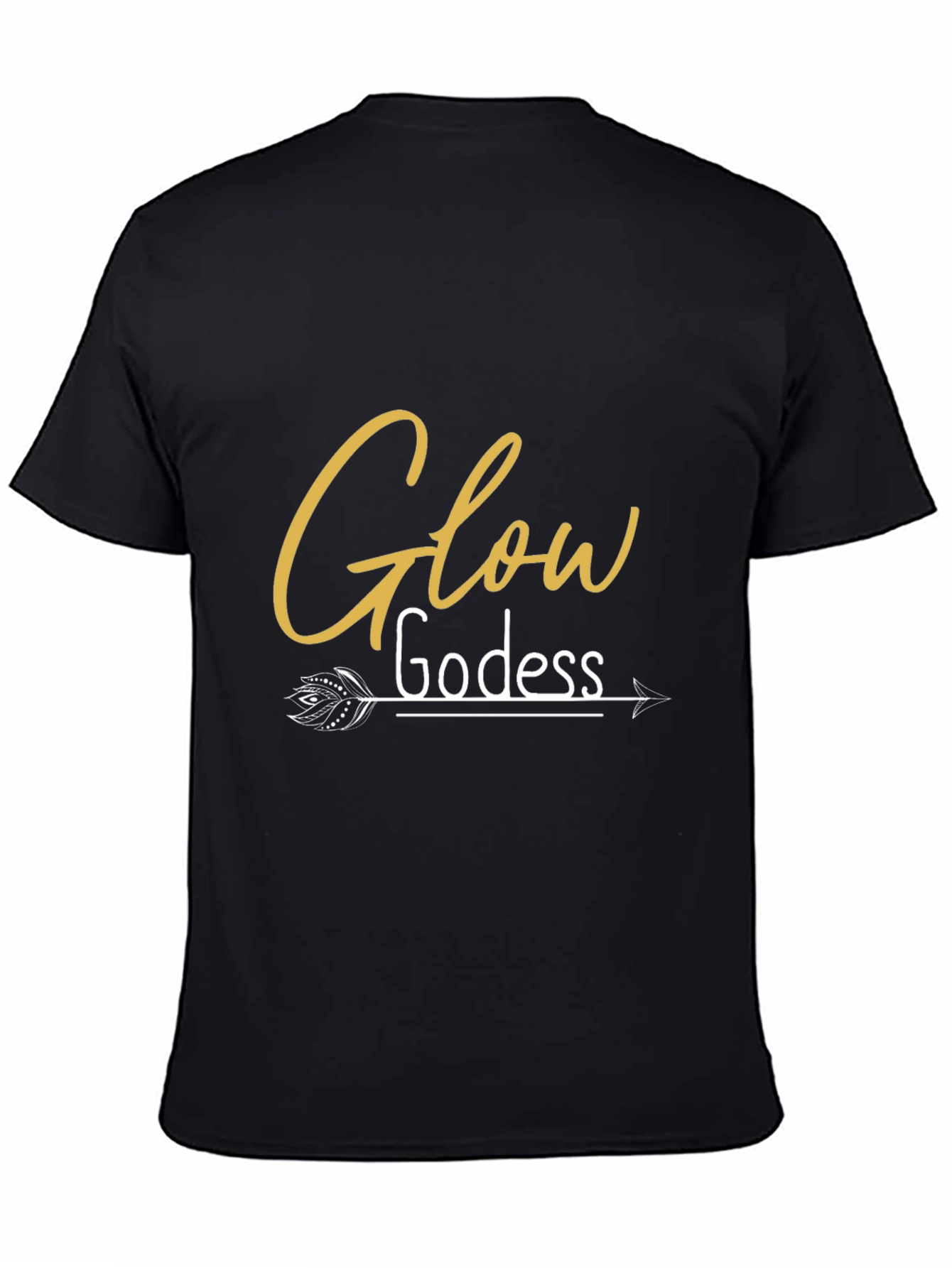 Glow Goddess Graphic Tee - Stylish Arrow Design T-Shirt