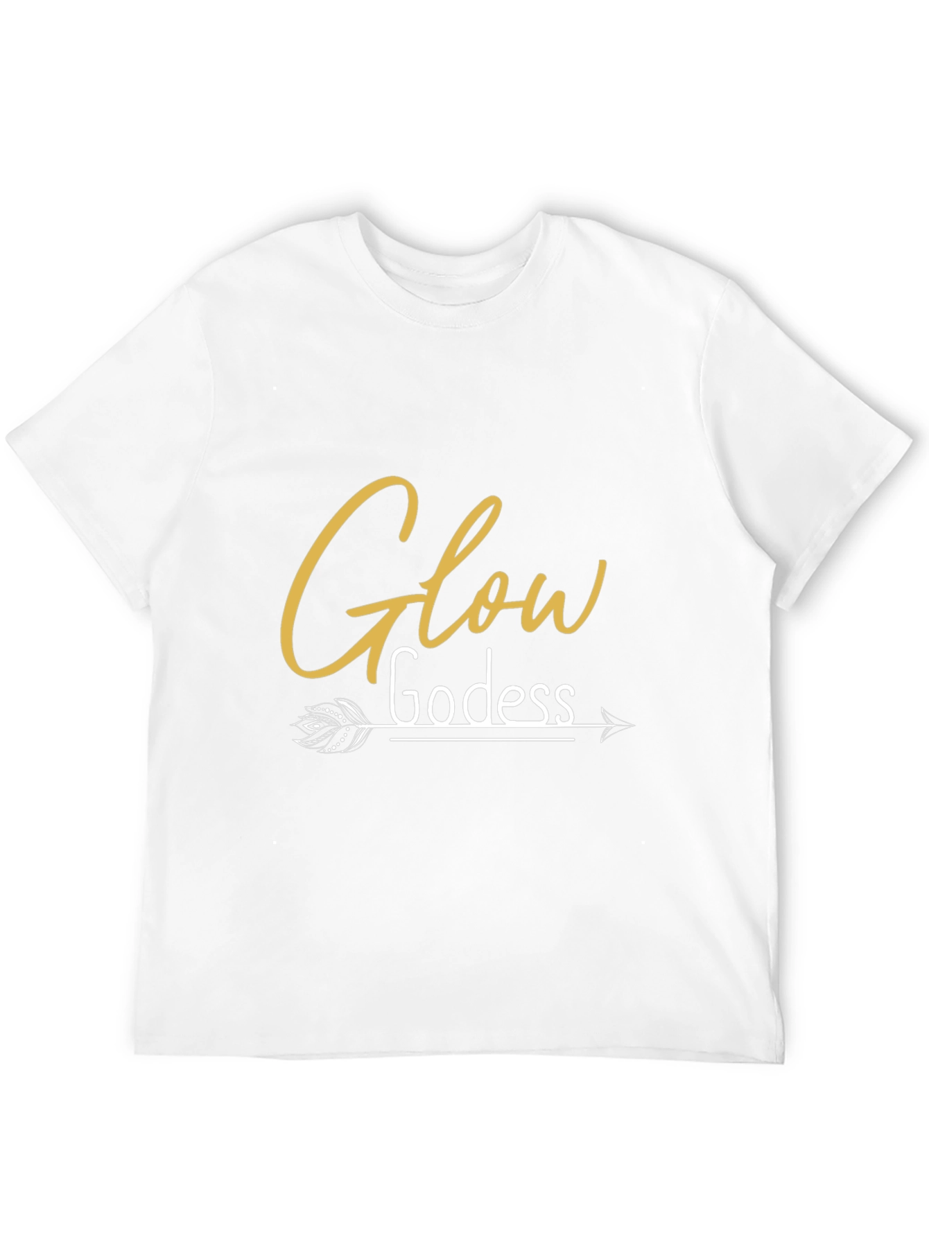 Glow Goddess Graphic Tee - Stylish Arrow Design T-Shirt