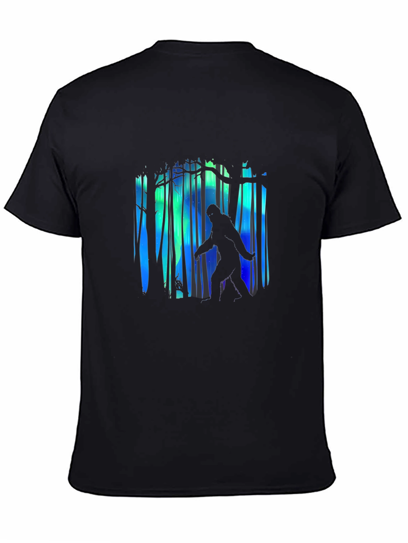 Sasquatch Forest T-Shirt - Black