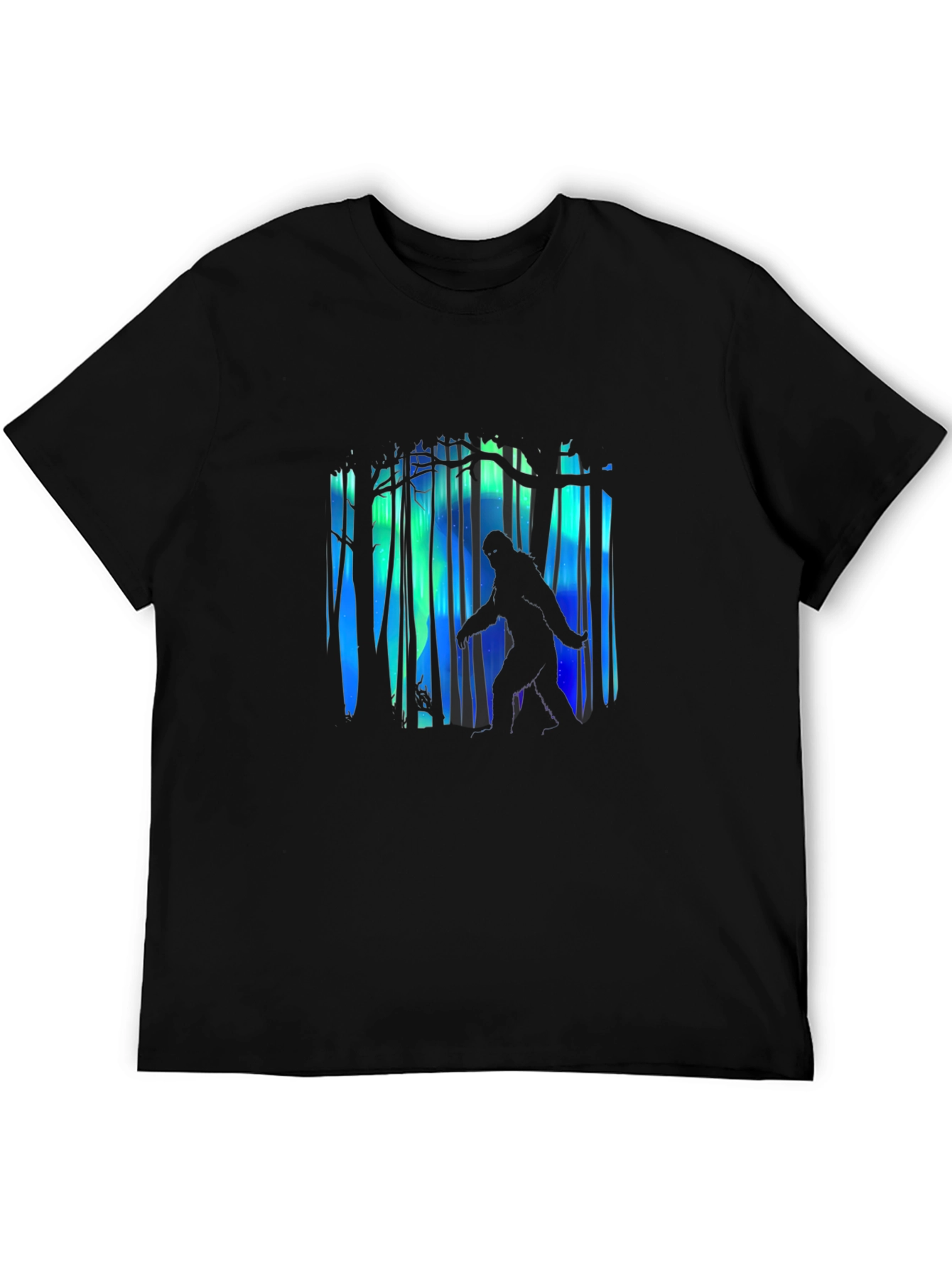 Sasquatch Forest T-Shirt - Black
