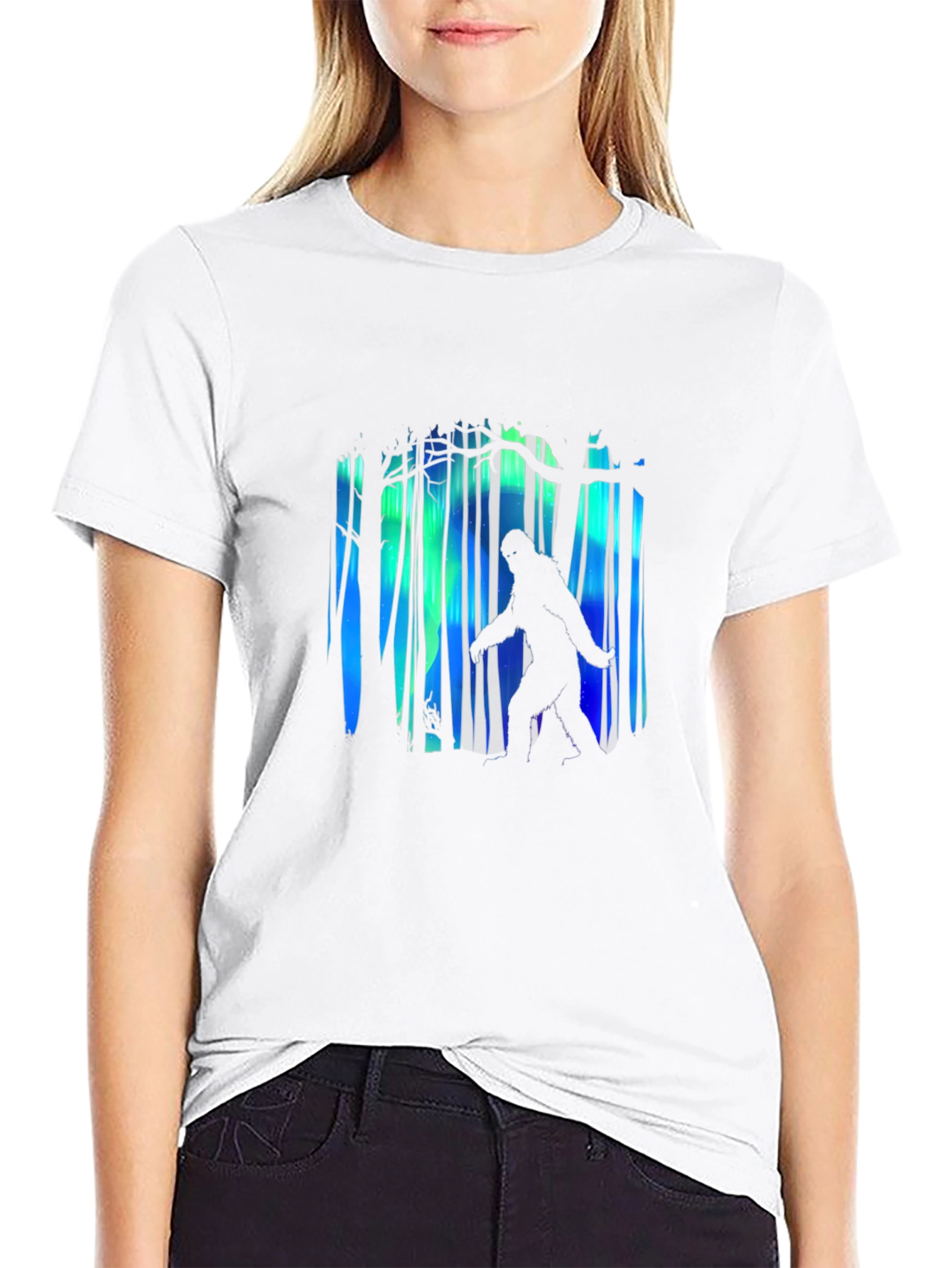 Sasquatch Forest T-Shirt - Black