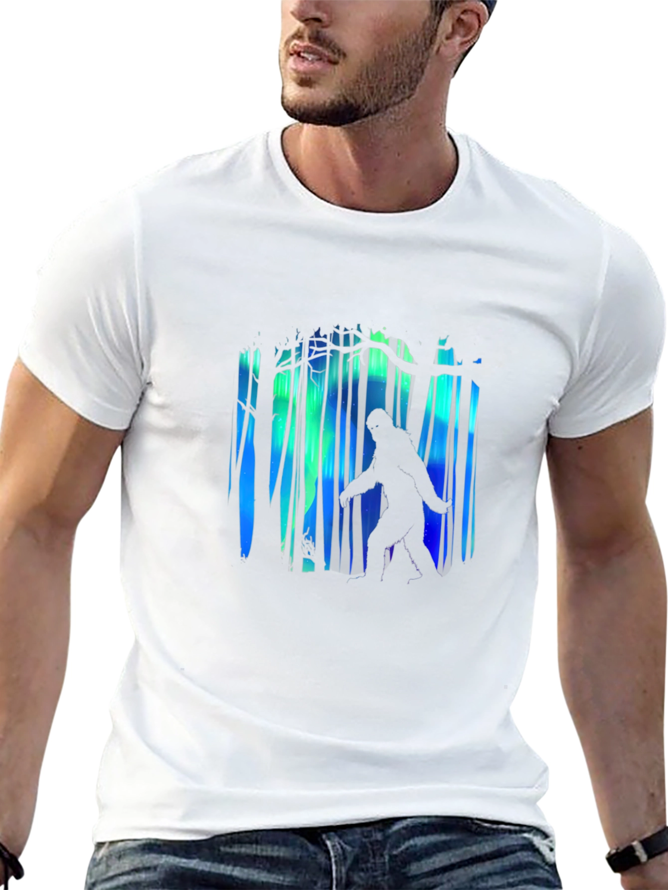 Sasquatch Forest T-Shirt - Black