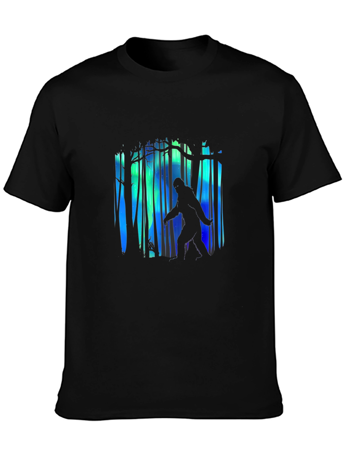 Sasquatch Forest T-Shirt - Black