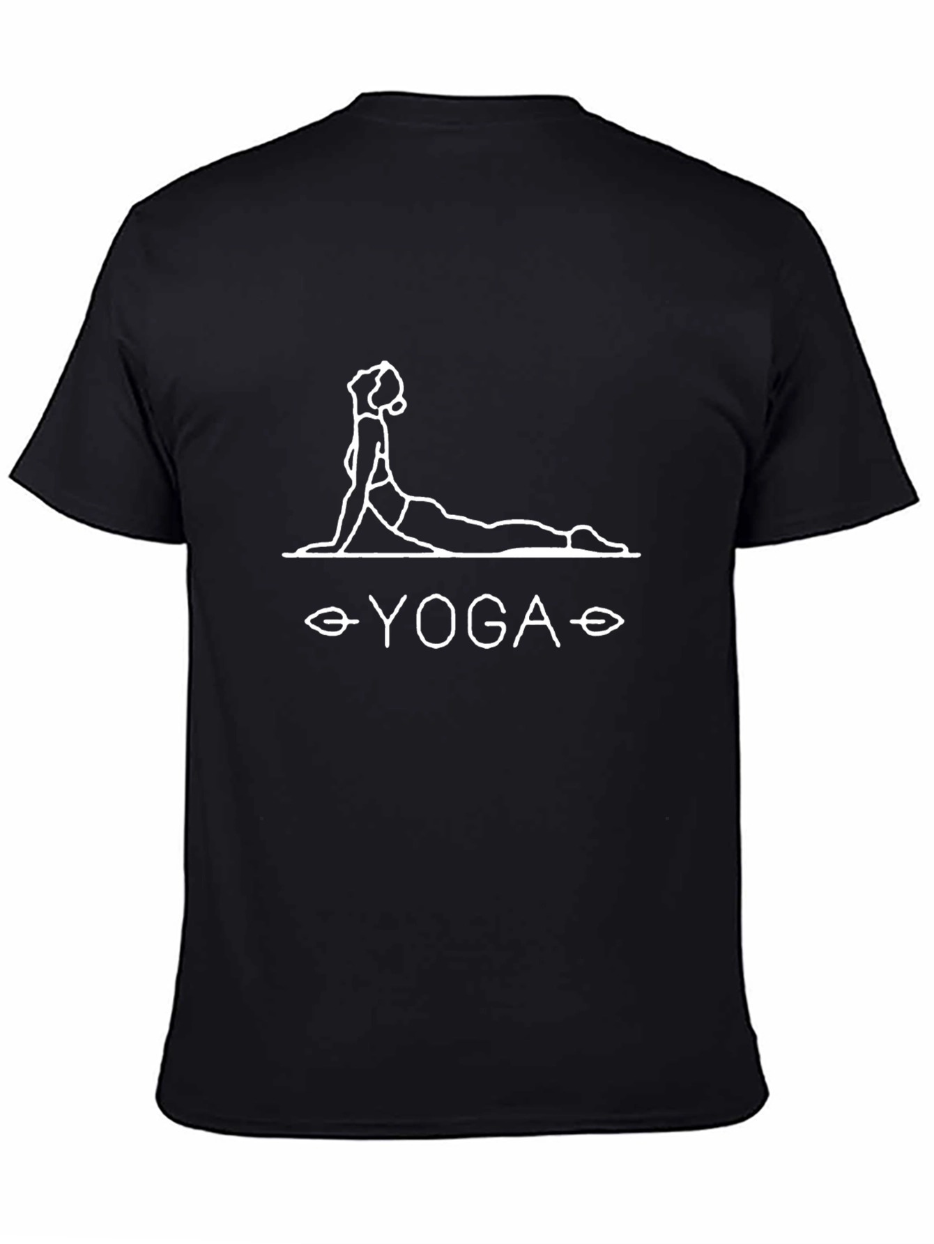 Yoga Pose Graphic Tee - Unisex Black T-Shirt
