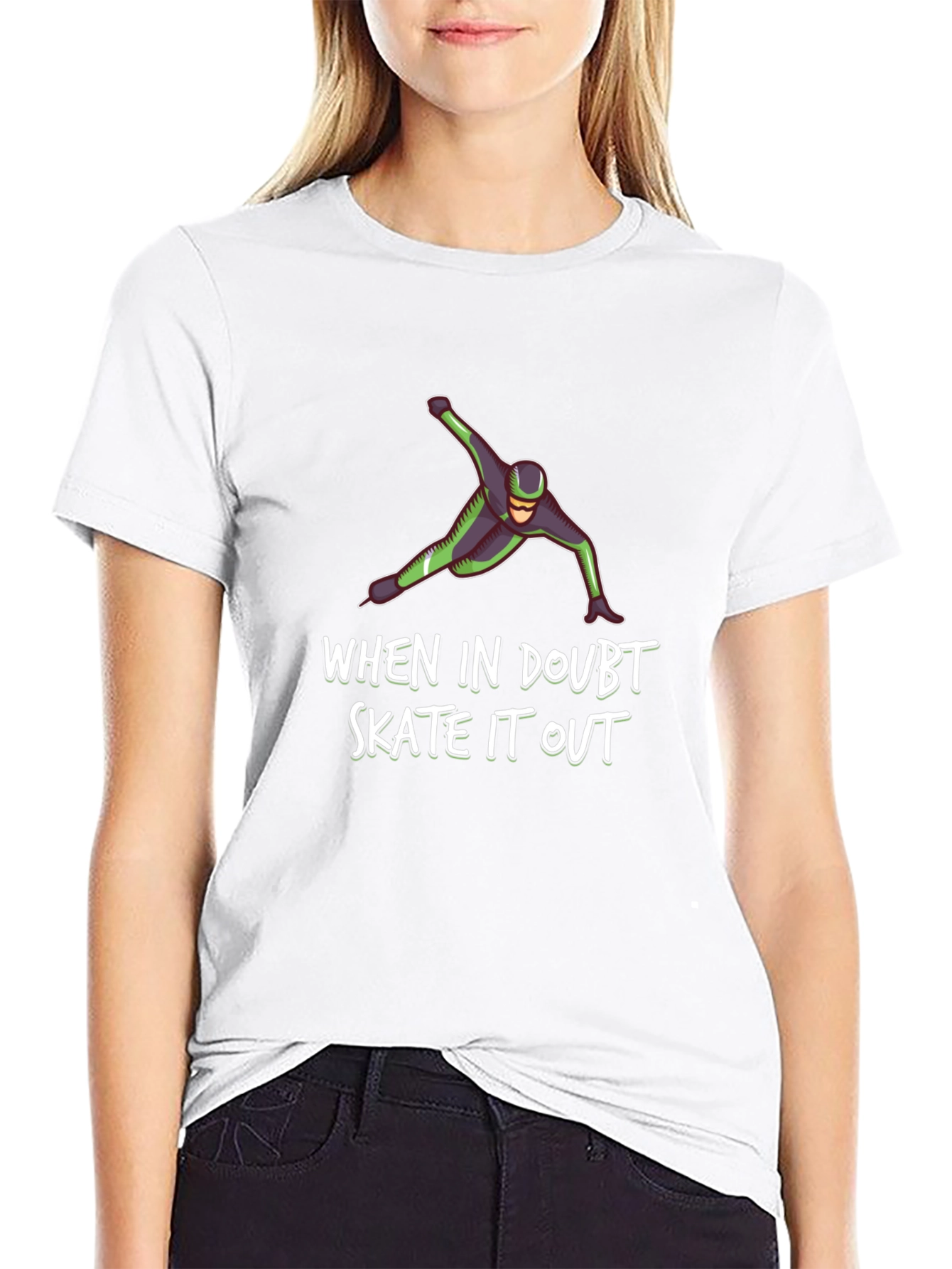 Skate It Out Graphic Tee - Black