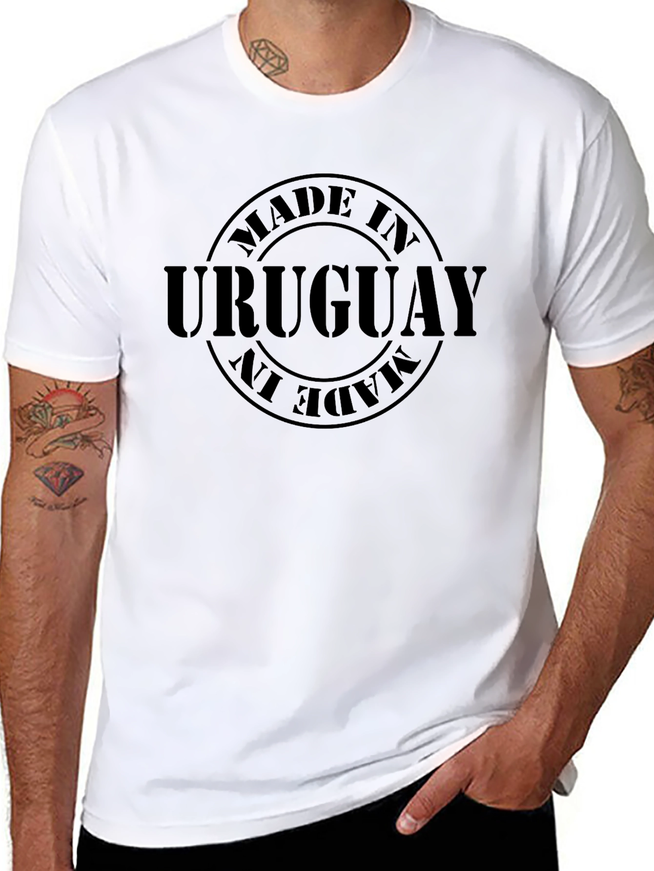 Made in Uruguay Black Graphic T-Shirt