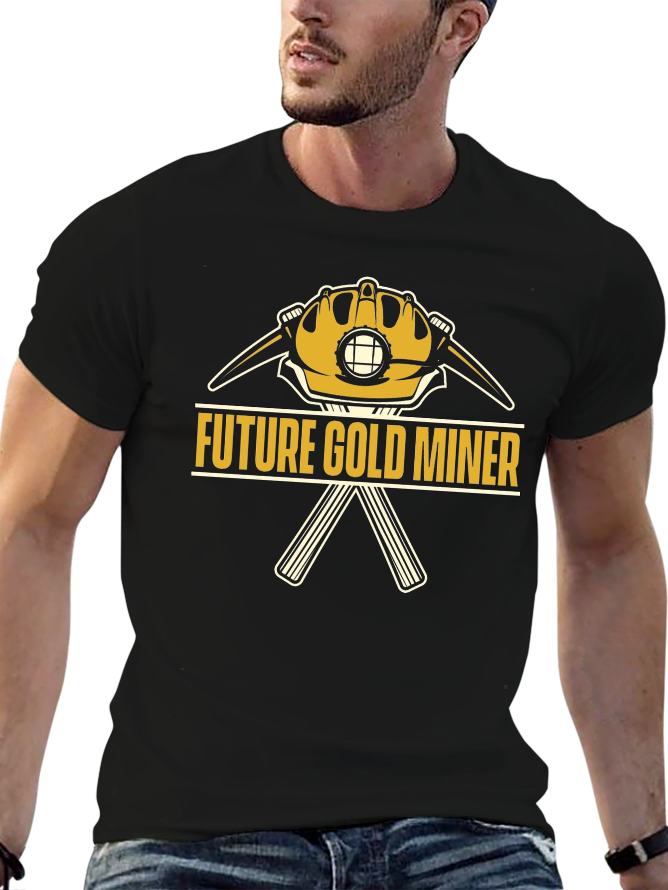 Future Gold Miner T-Shirt - Novelty Graphic Tee
