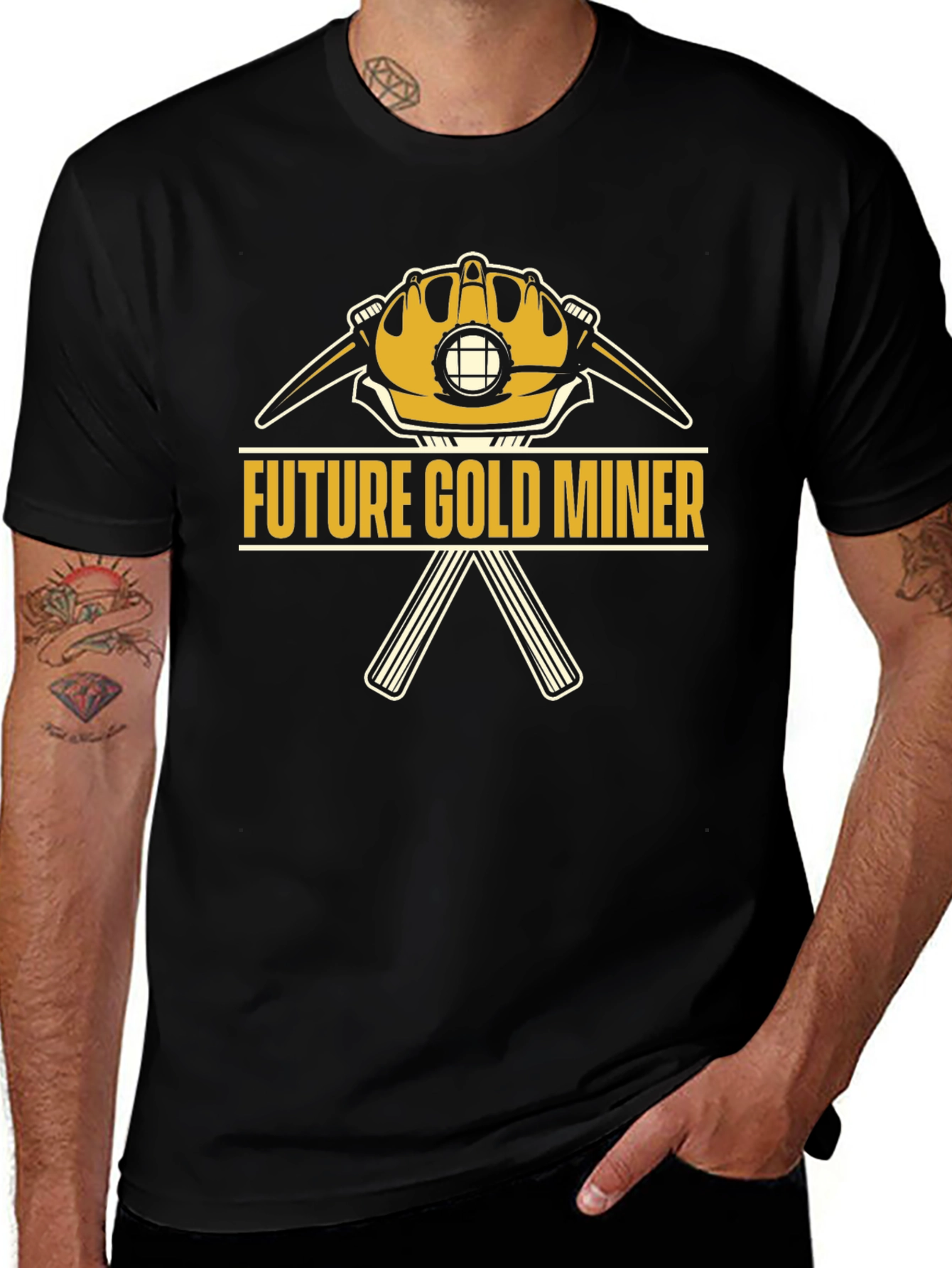 Future Gold Miner T-Shirt - Novelty Graphic Tee