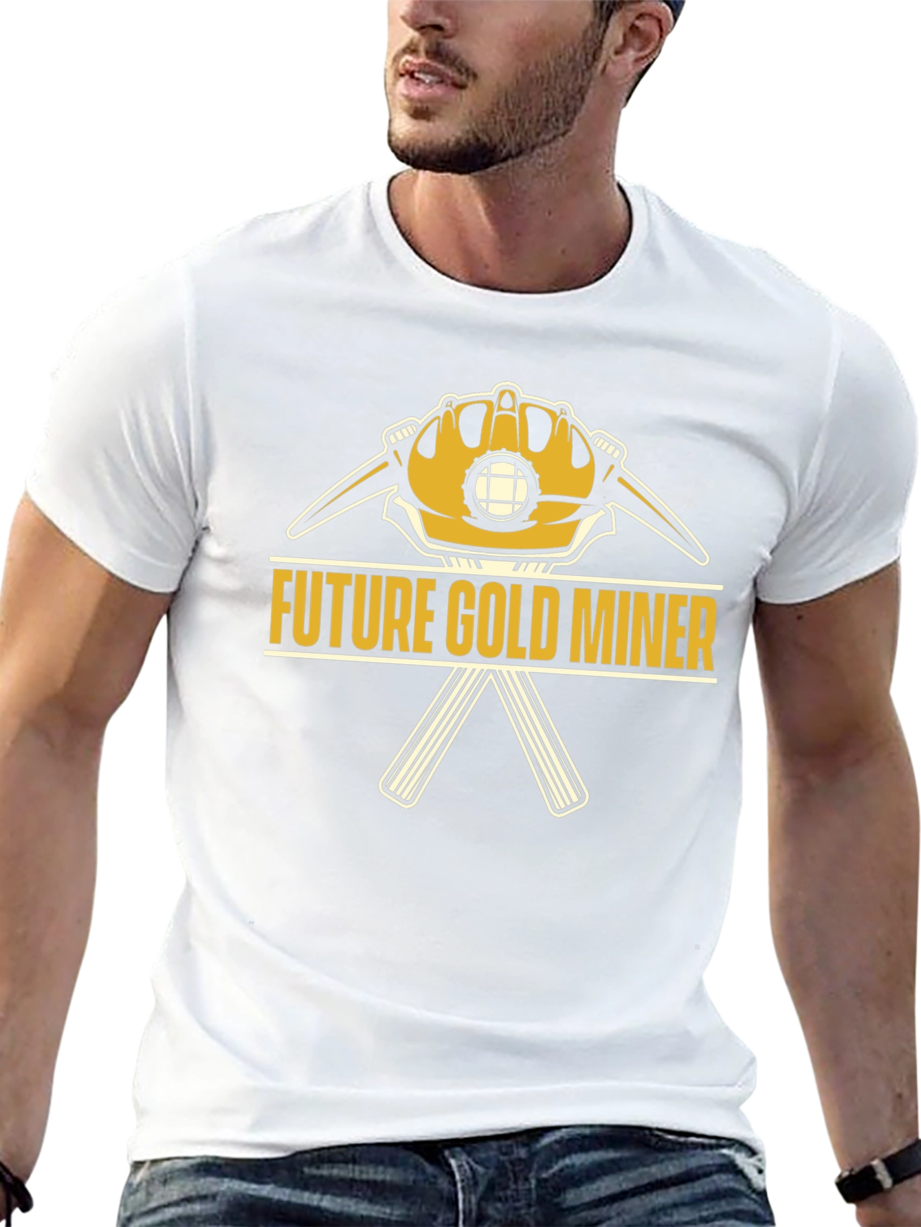 Future Gold Miner T-Shirt - Novelty Graphic Tee