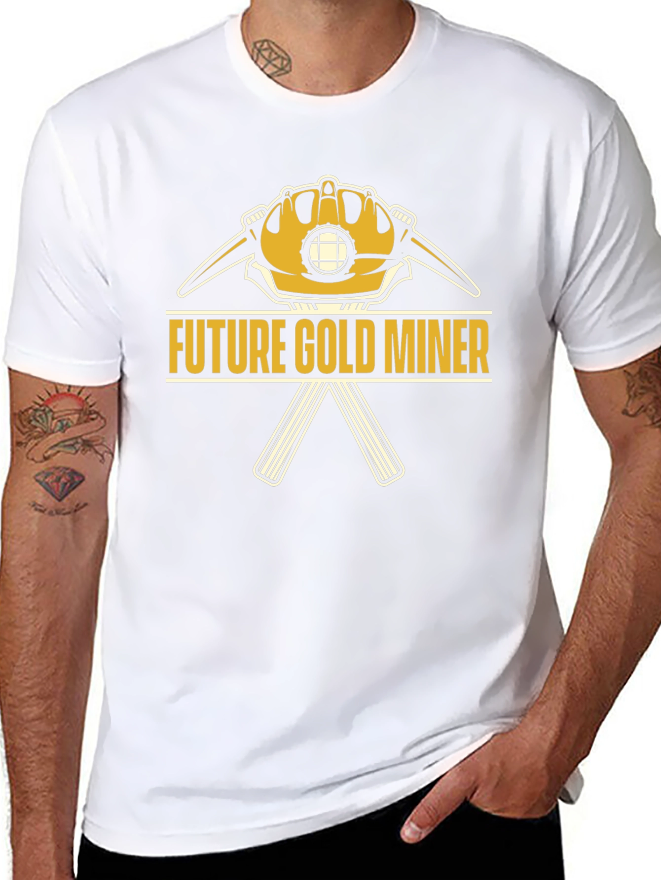 Future Gold Miner T-Shirt - Novelty Graphic Tee