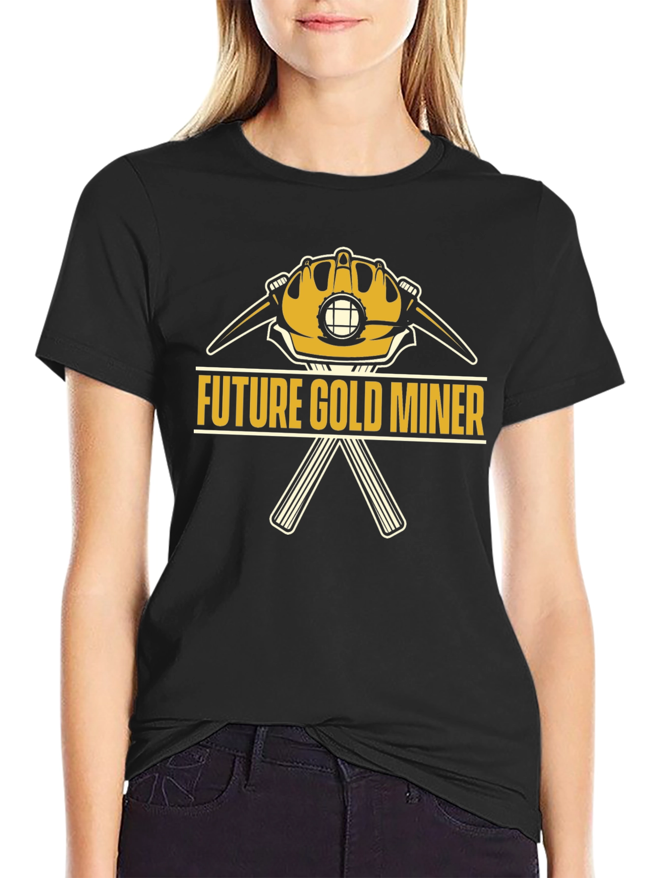 Future Gold Miner T-Shirt - Novelty Graphic Tee