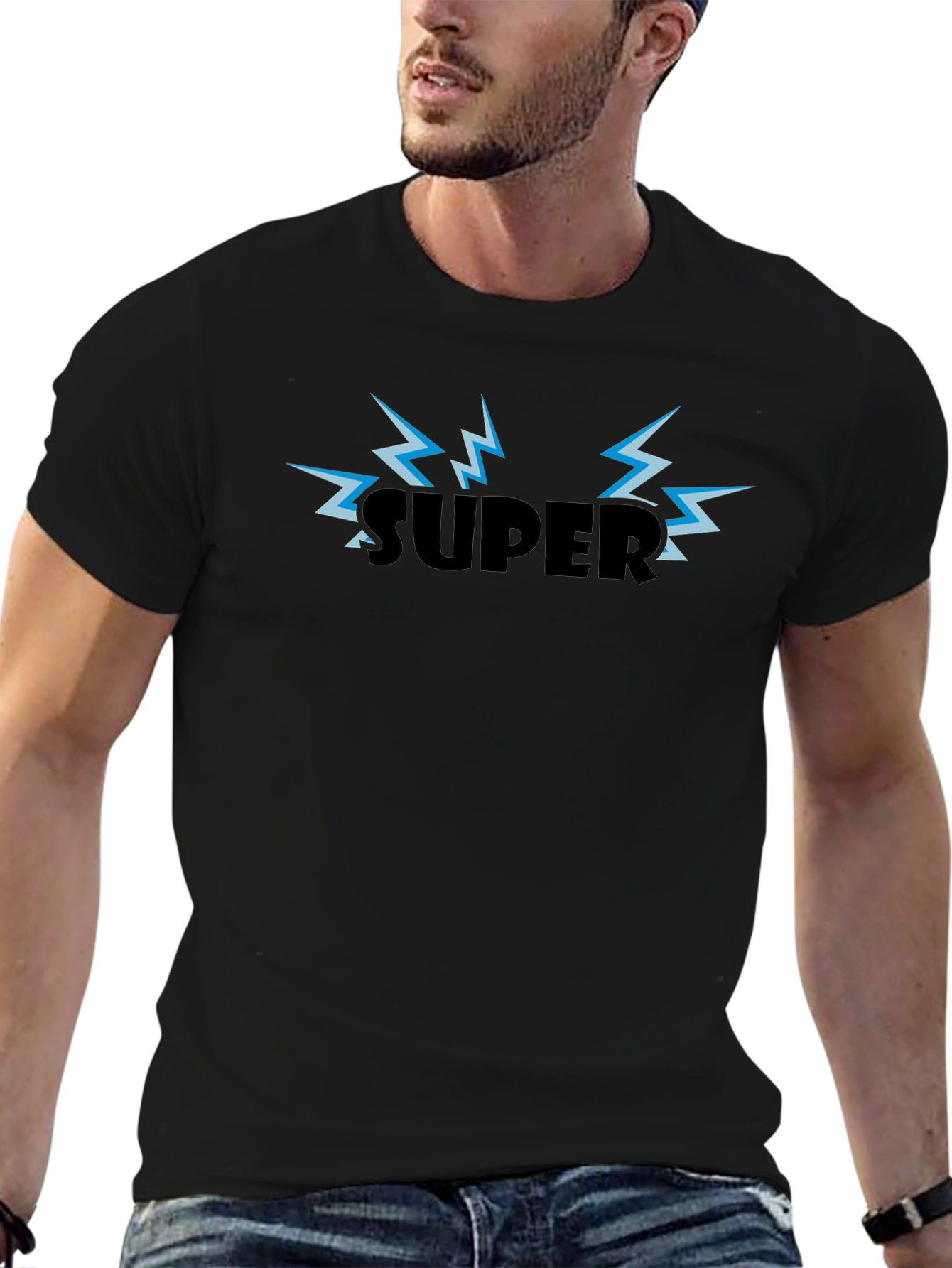 Super Graphic Black T-Shirt