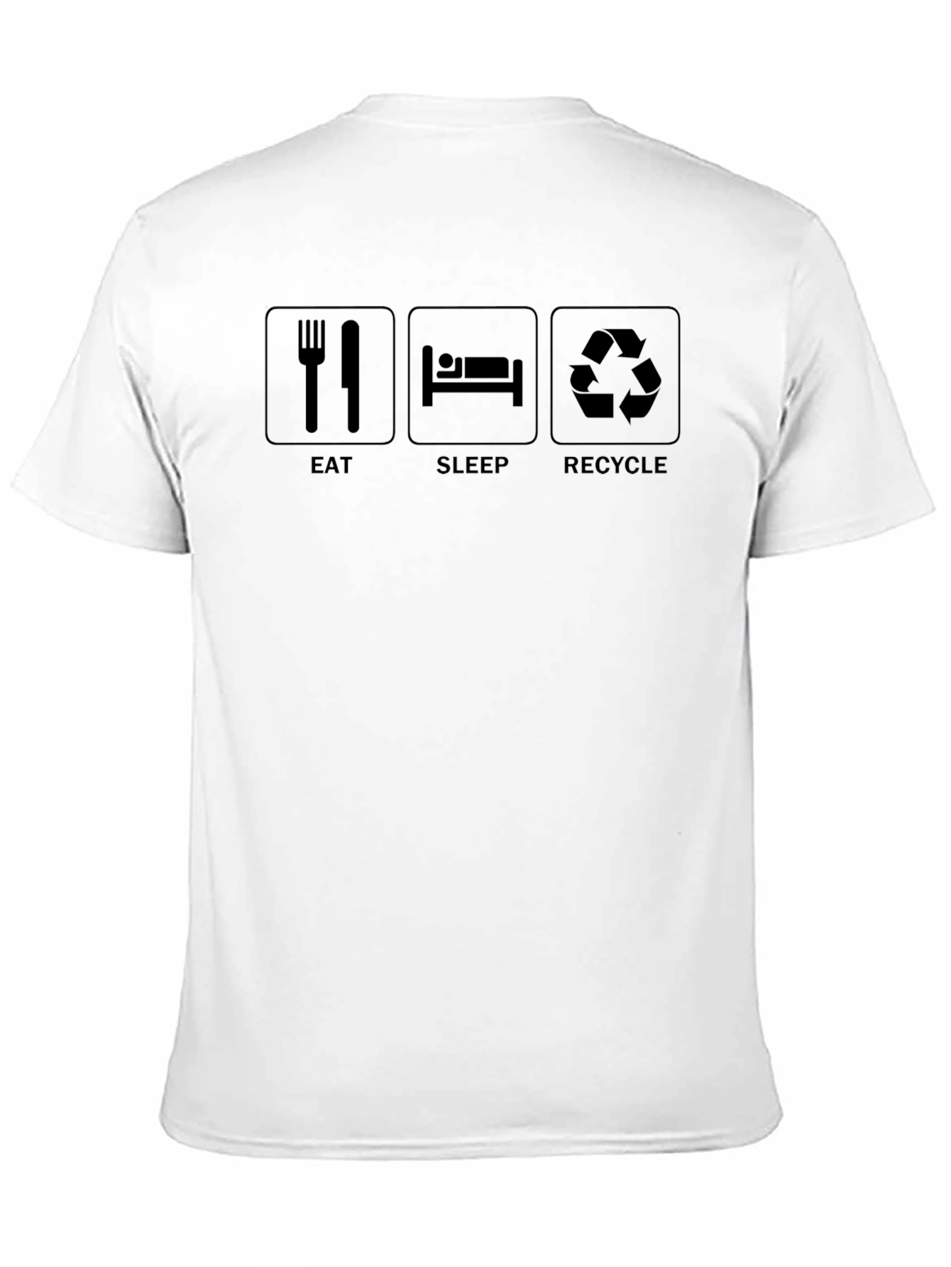 Eat Sleep Recycle Graphic T-Shirt