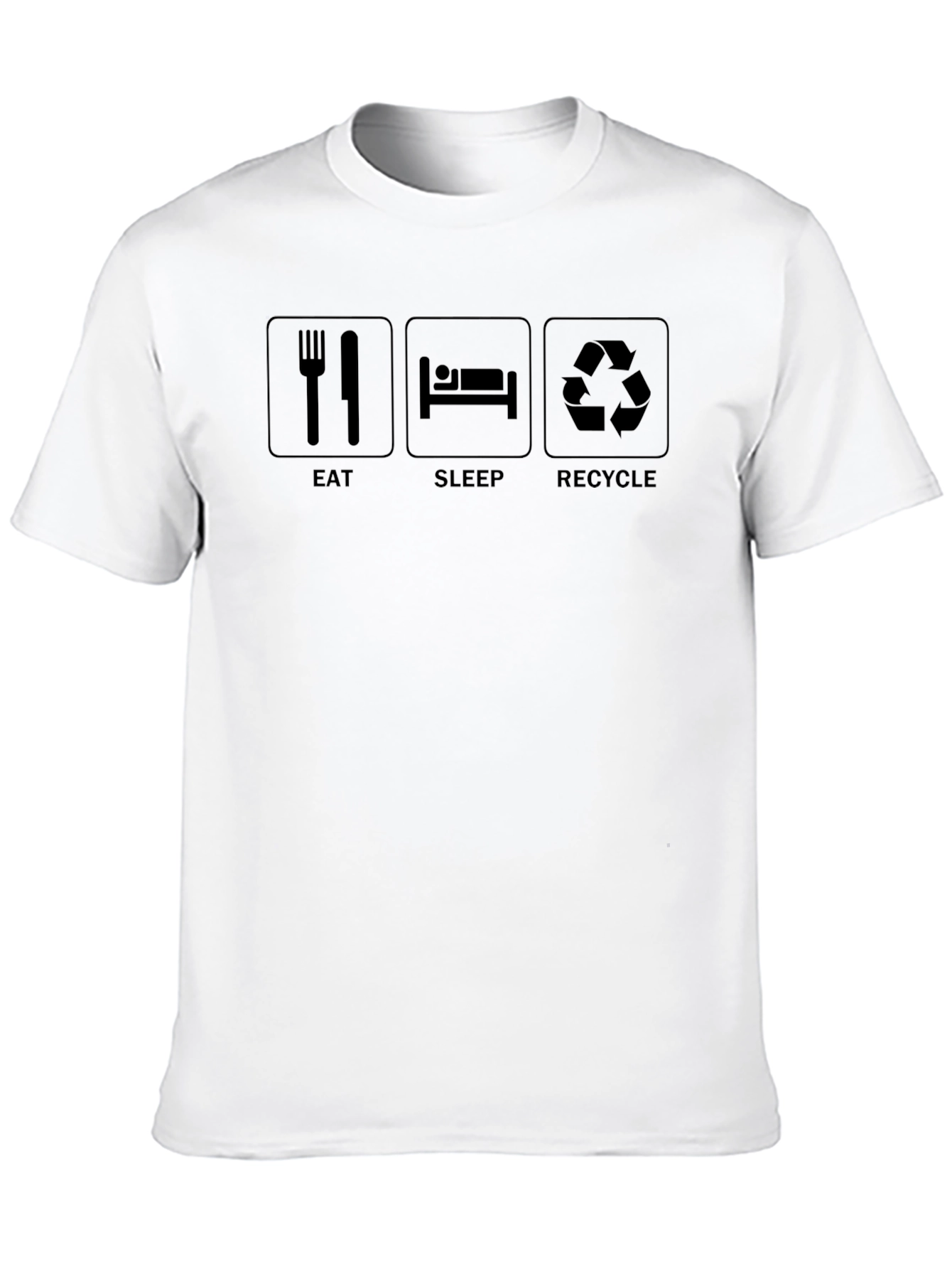 Eat Sleep Recycle Graphic T-Shirt