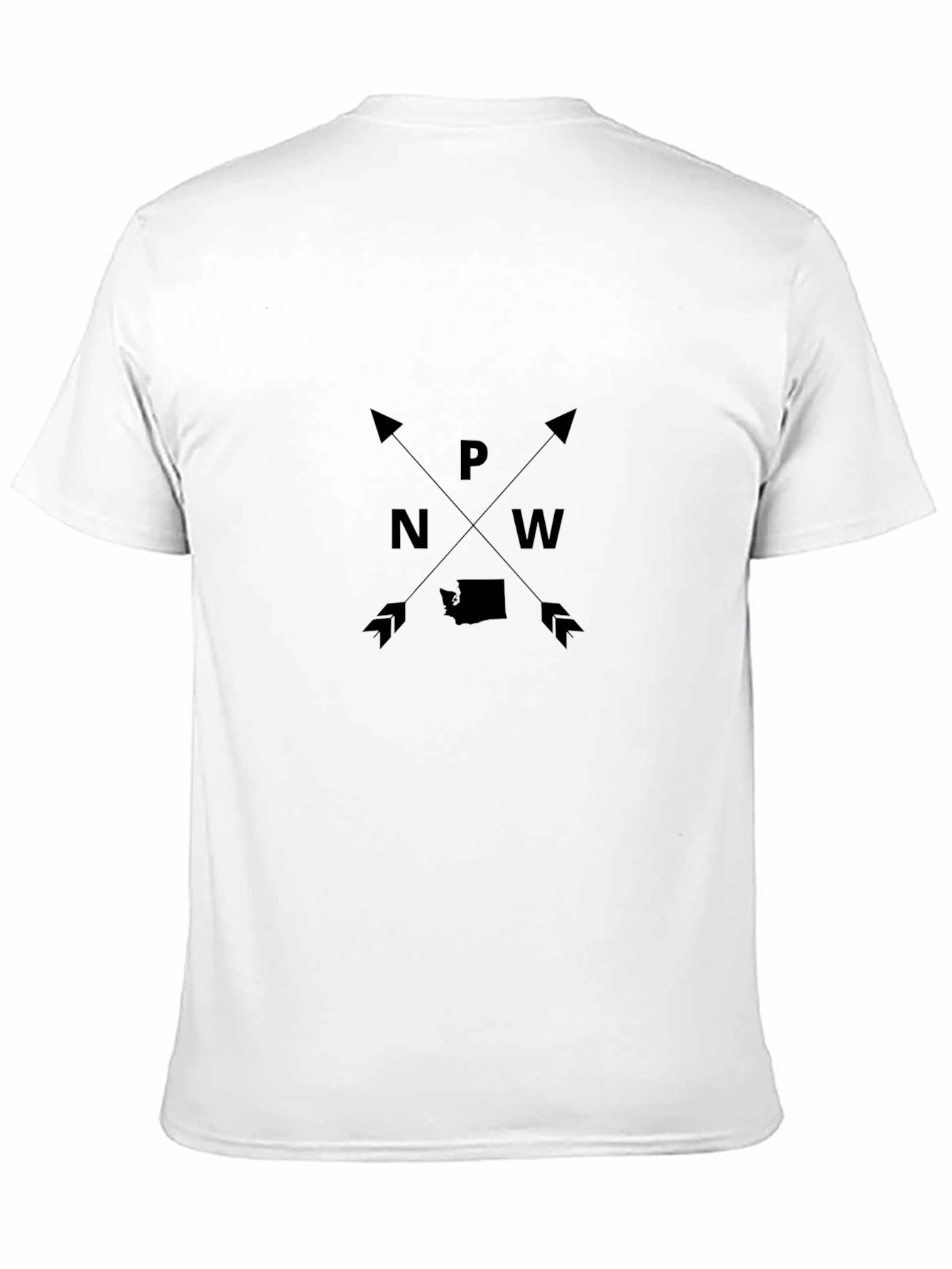 PNW Arrow Graphic T-Shirt - Unisex Black Tee