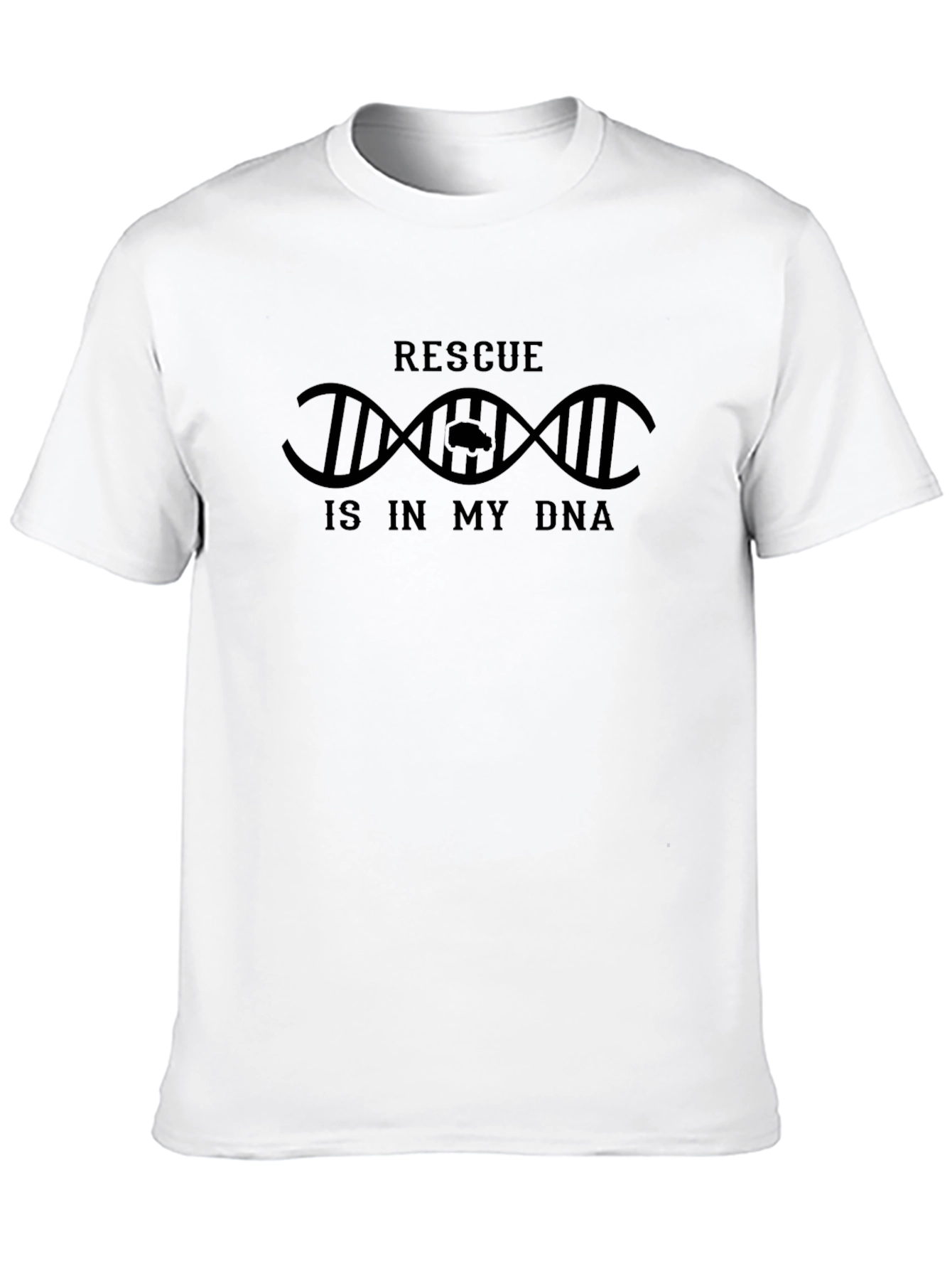 Rescue is in My DNA T-Shirt Black
