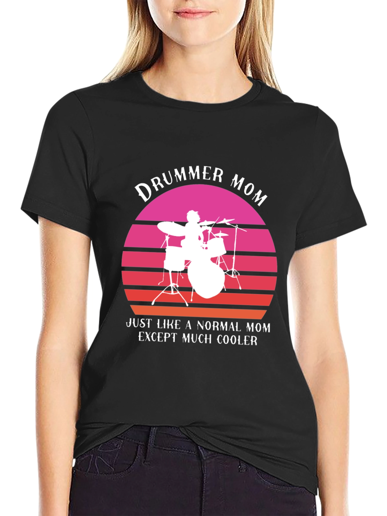 Drummer Mom T-Shirt - Cool Mom Edition!