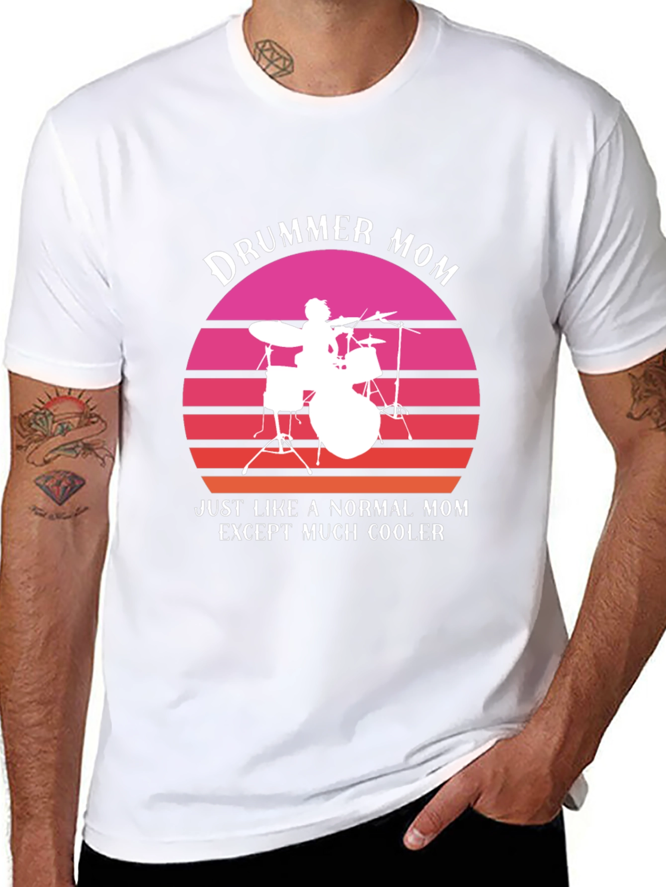 Drummer Mom T-Shirt - Cool Mom Edition!
