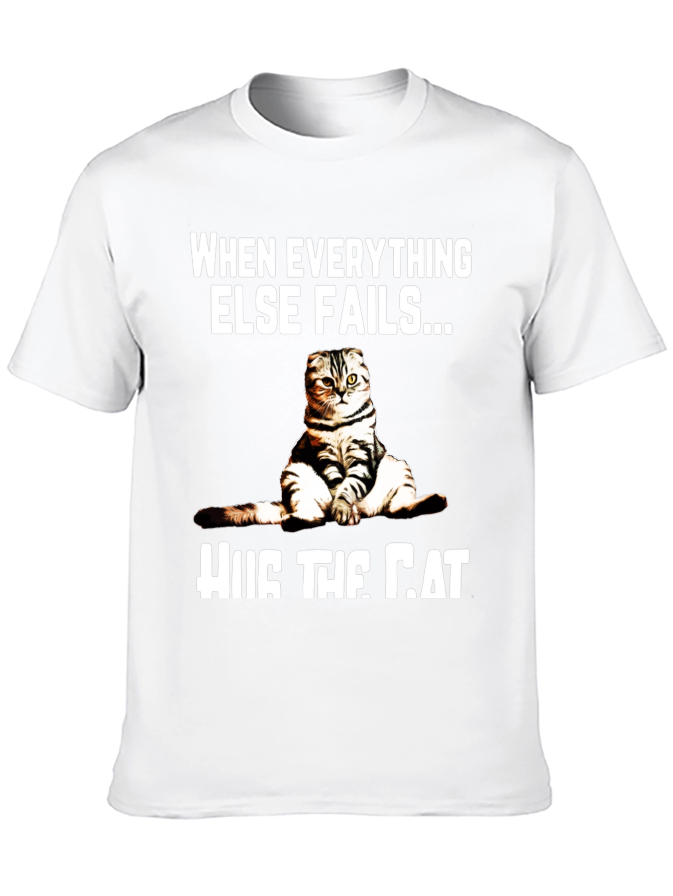 Hug the Cat T-Shirt - Funny Graphic Tee