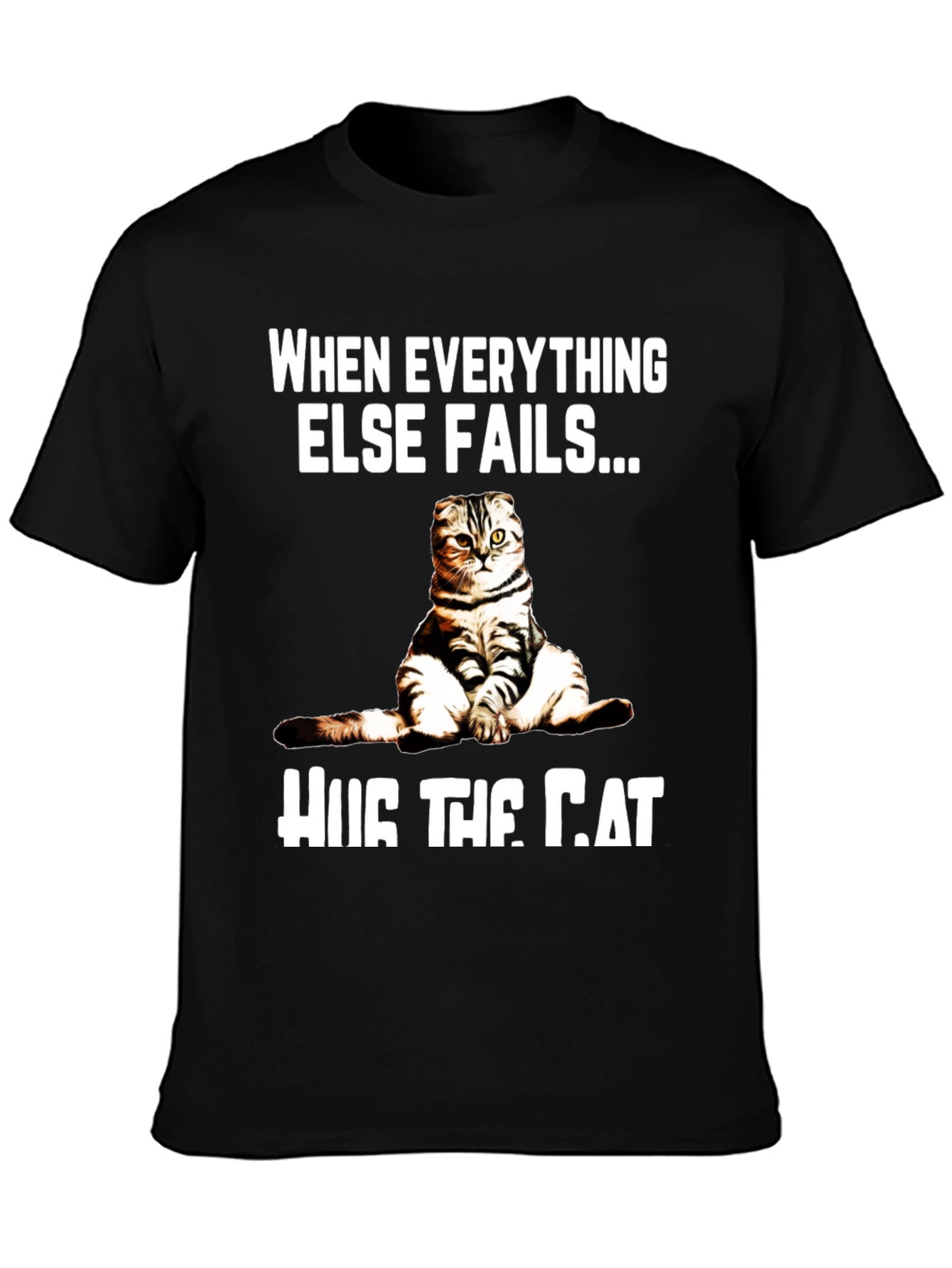 Hug the Cat T-Shirt - Funny Graphic Tee