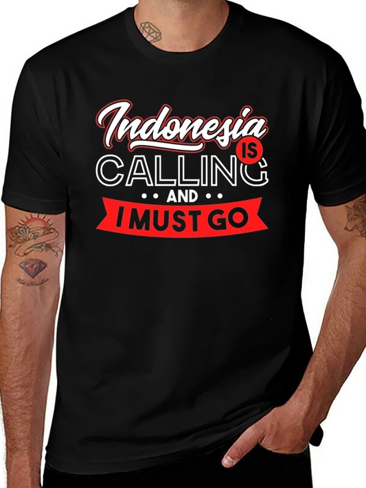Indonesia is Calling T-Shirt Black