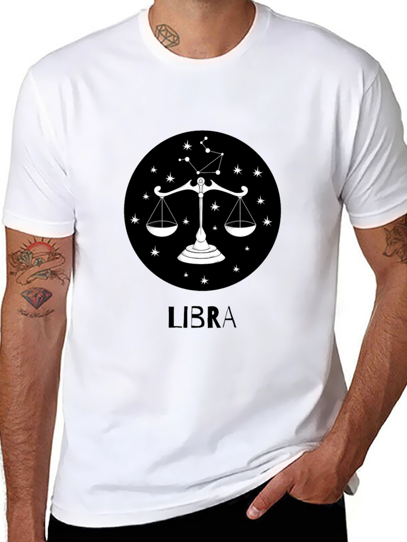 Libra Zodiac Graphic T-Shirt