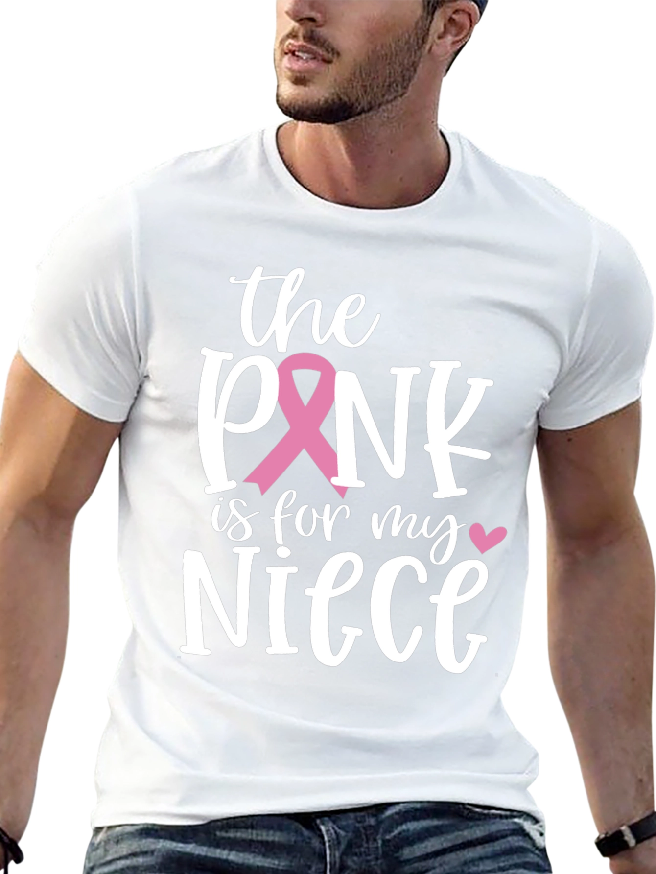 Pink Ribbon Niece Support T-Shirt