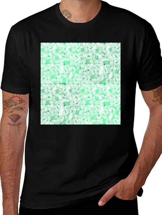 Emerald Fractal Pattern T-Shirt
