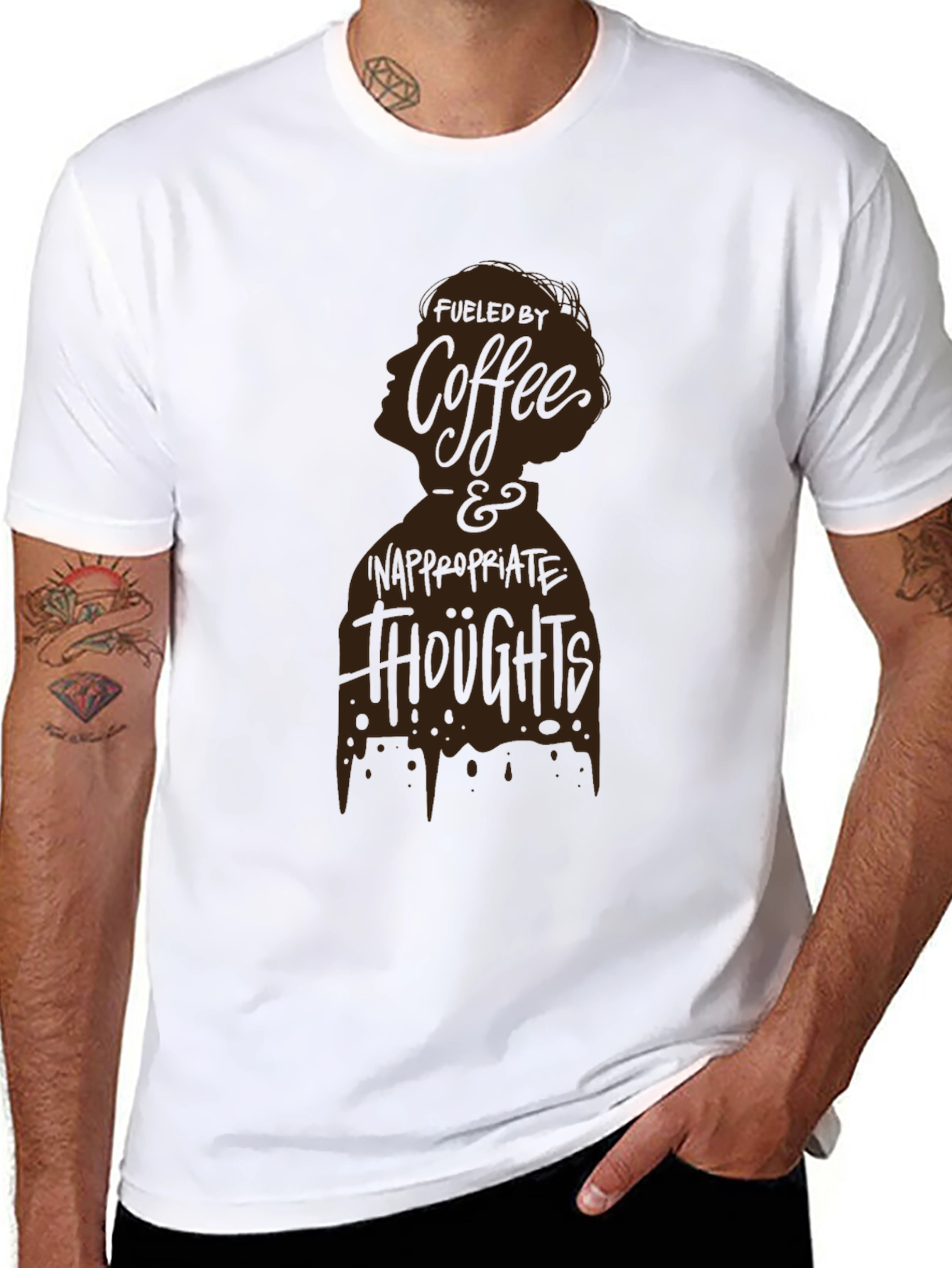 Coffee & Inappropriate Thoughts Graphic Tee