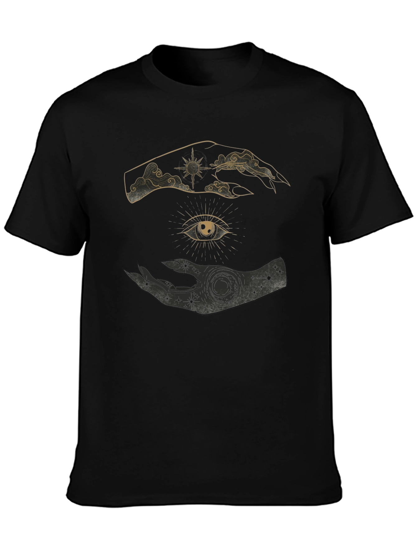Mystic Eye Graphic Tee - Unisex Black T-Shirt