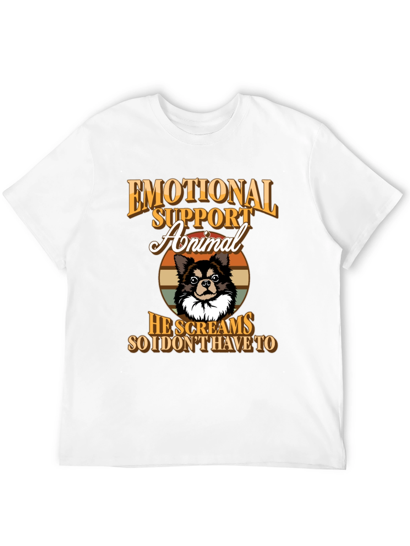 Emotional Support Animal Novelty Graphic Tee
