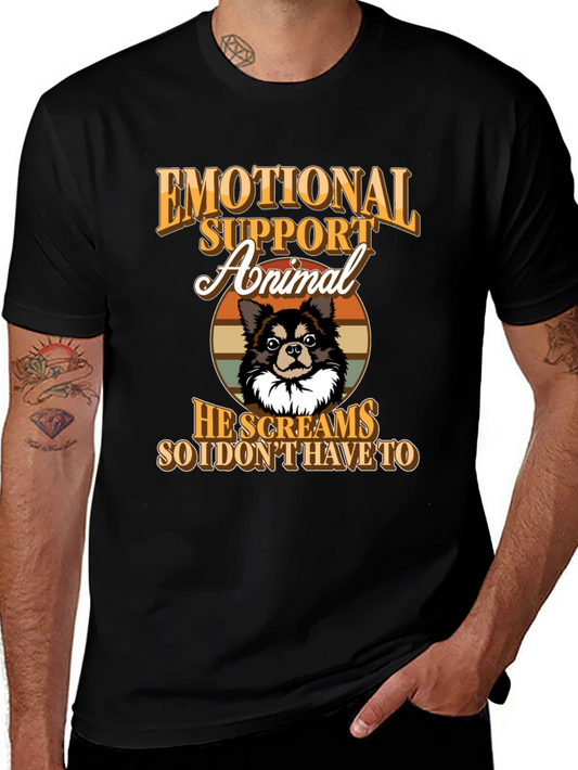 Emotional Support Animal Novelty Graphic Tee