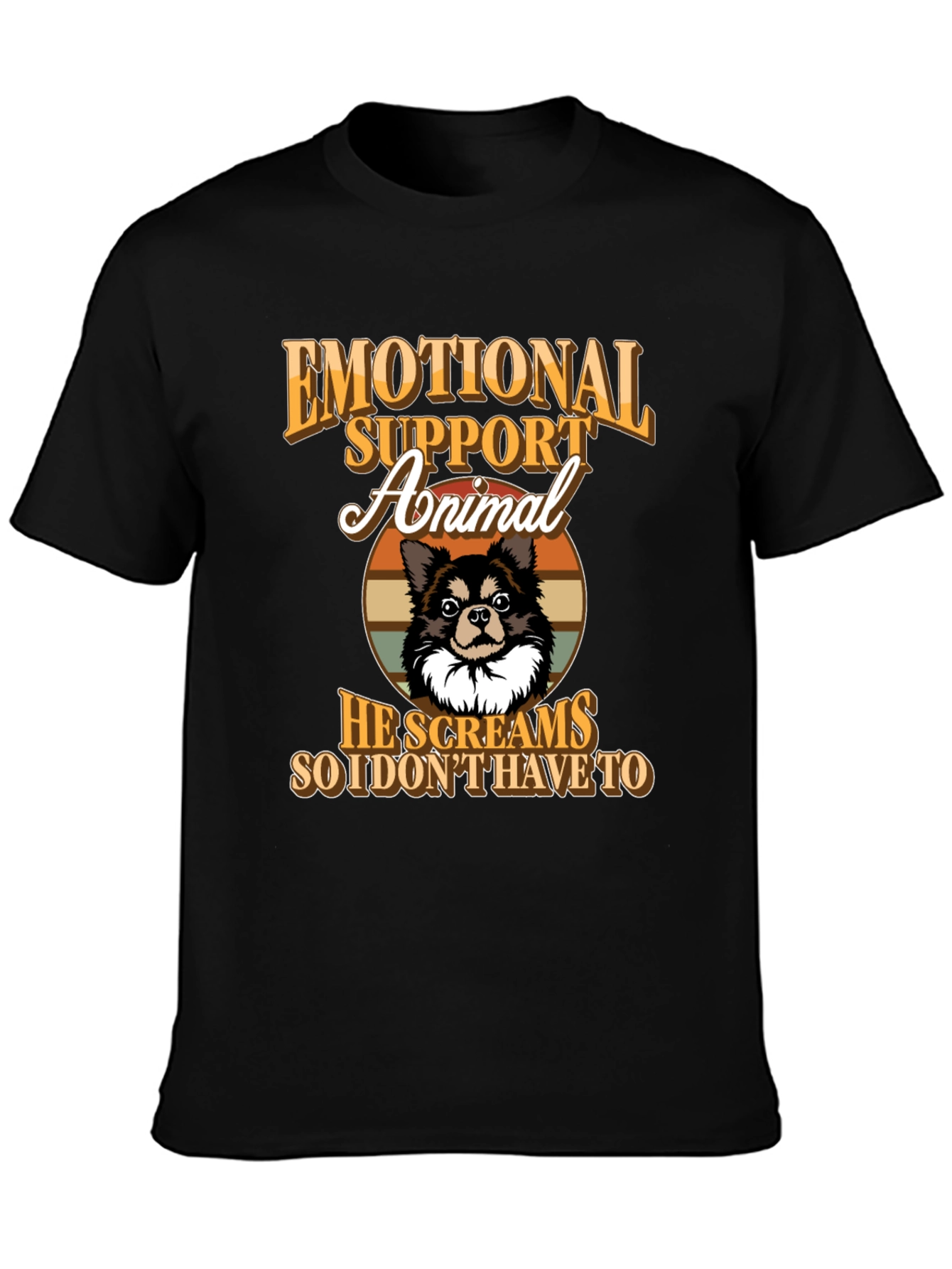Emotional Support Animal Novelty Graphic Tee
