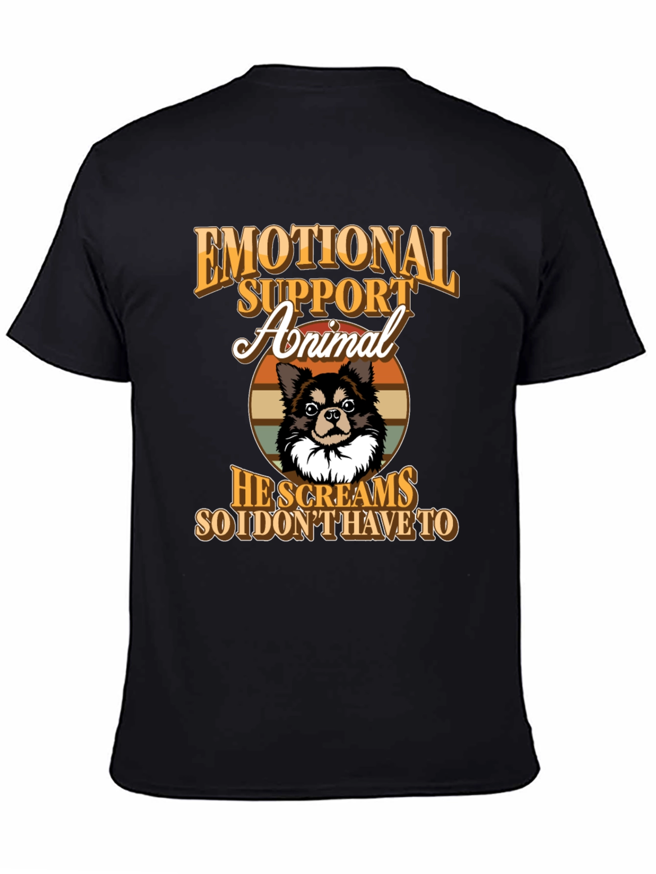 Emotional Support Animal Novelty Graphic Tee