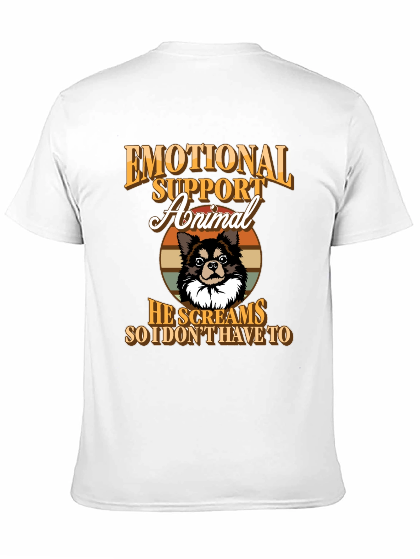 Emotional Support Animal Novelty Graphic Tee