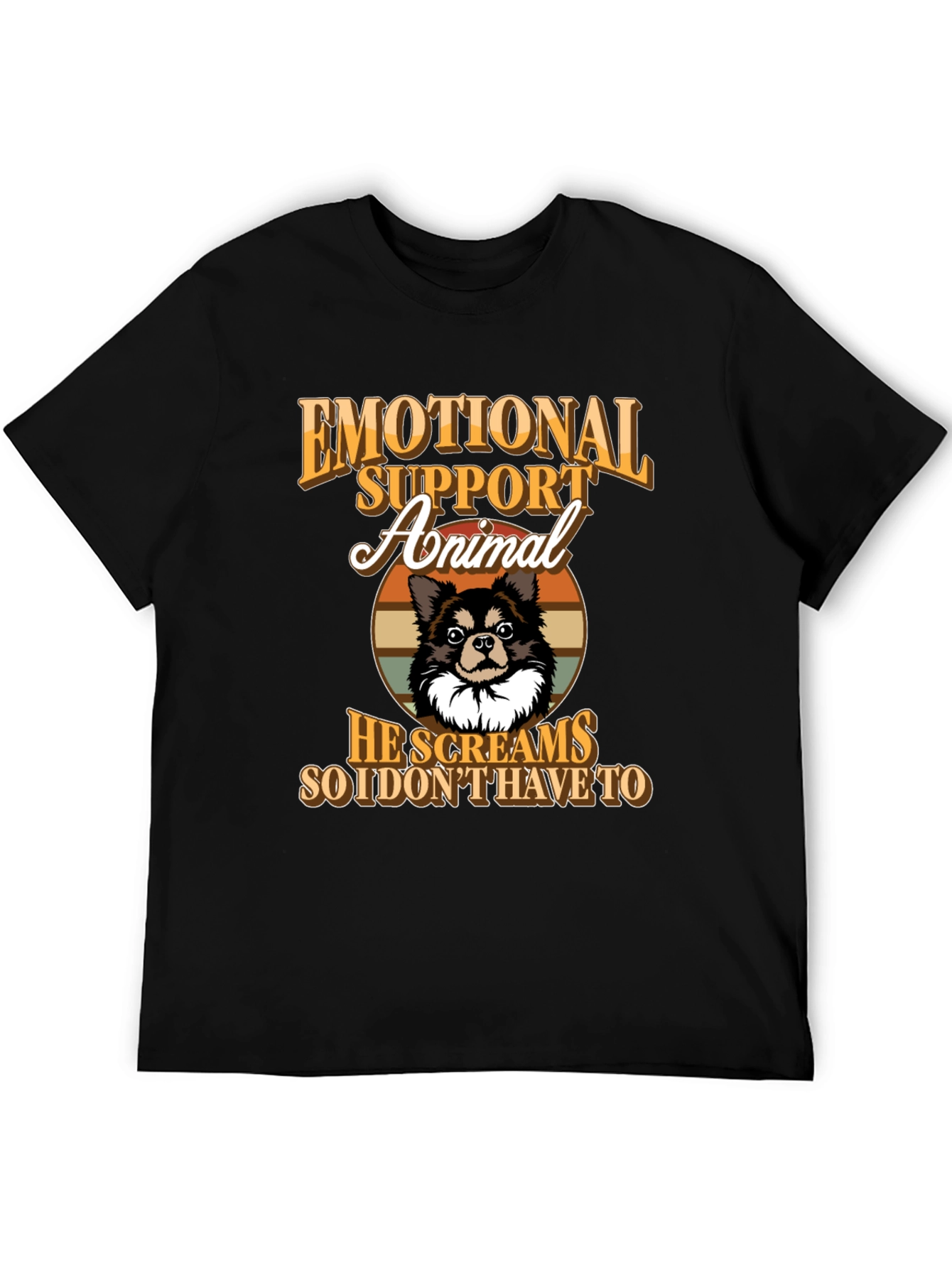 Emotional Support Animal Novelty Graphic Tee