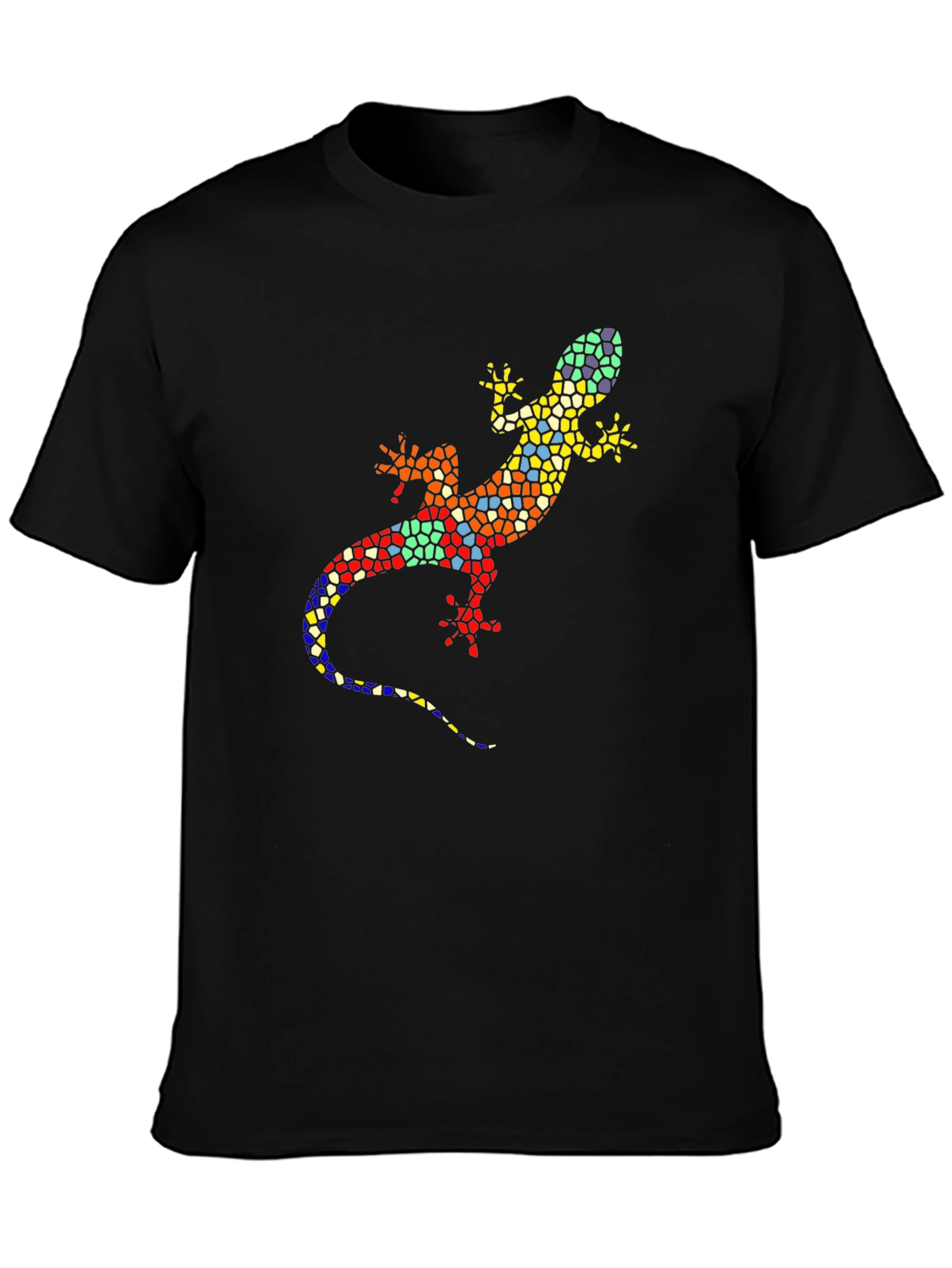 Mosaic Gecko Graphic T-Shirt