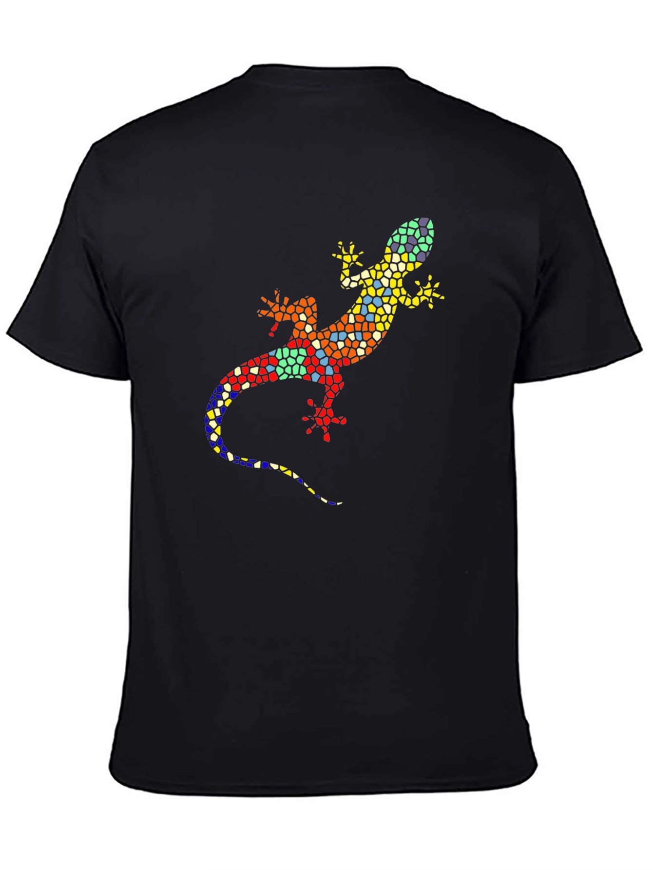 Mosaic Gecko Graphic T-Shirt