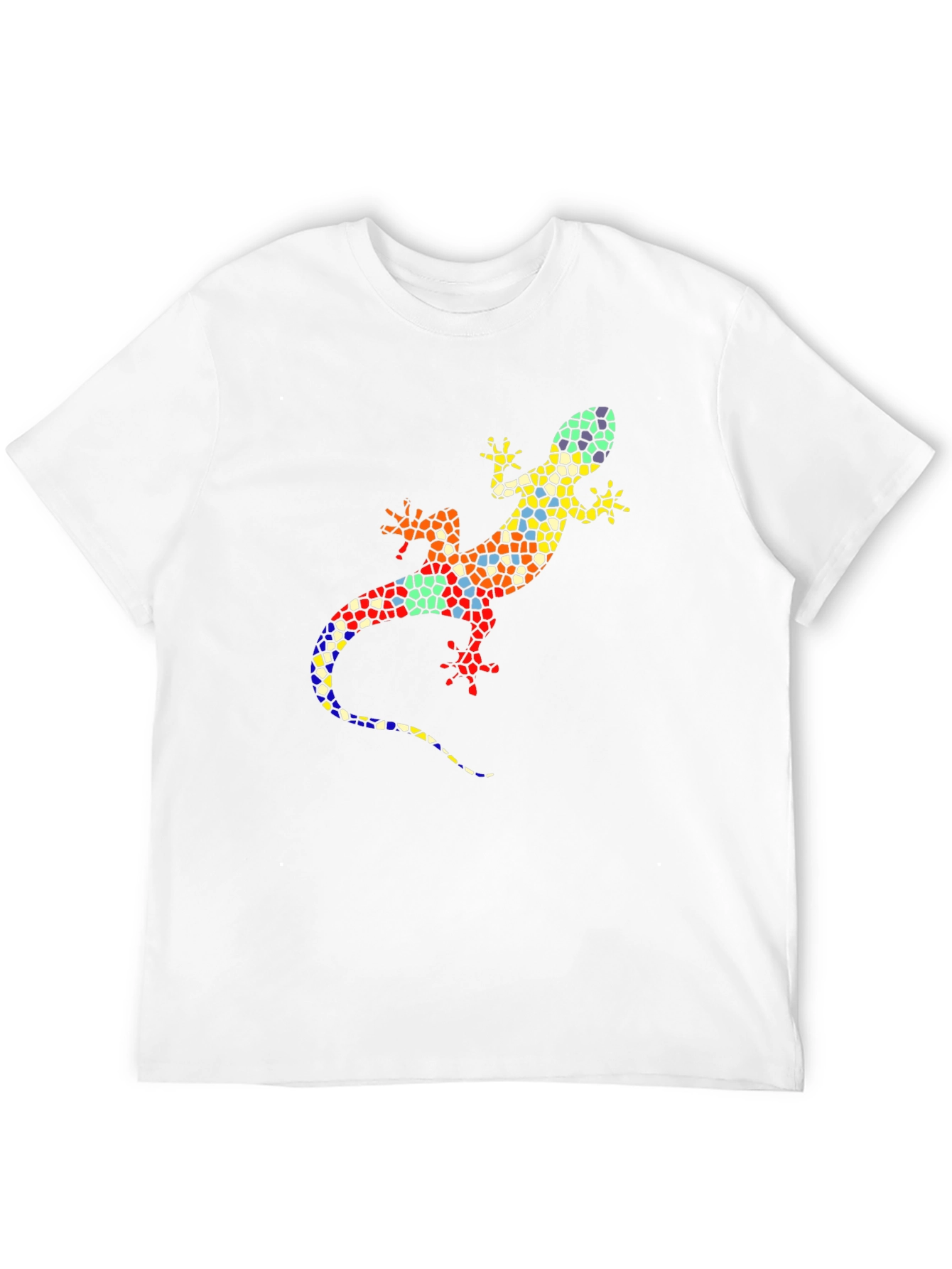 Mosaic Gecko Graphic T-Shirt