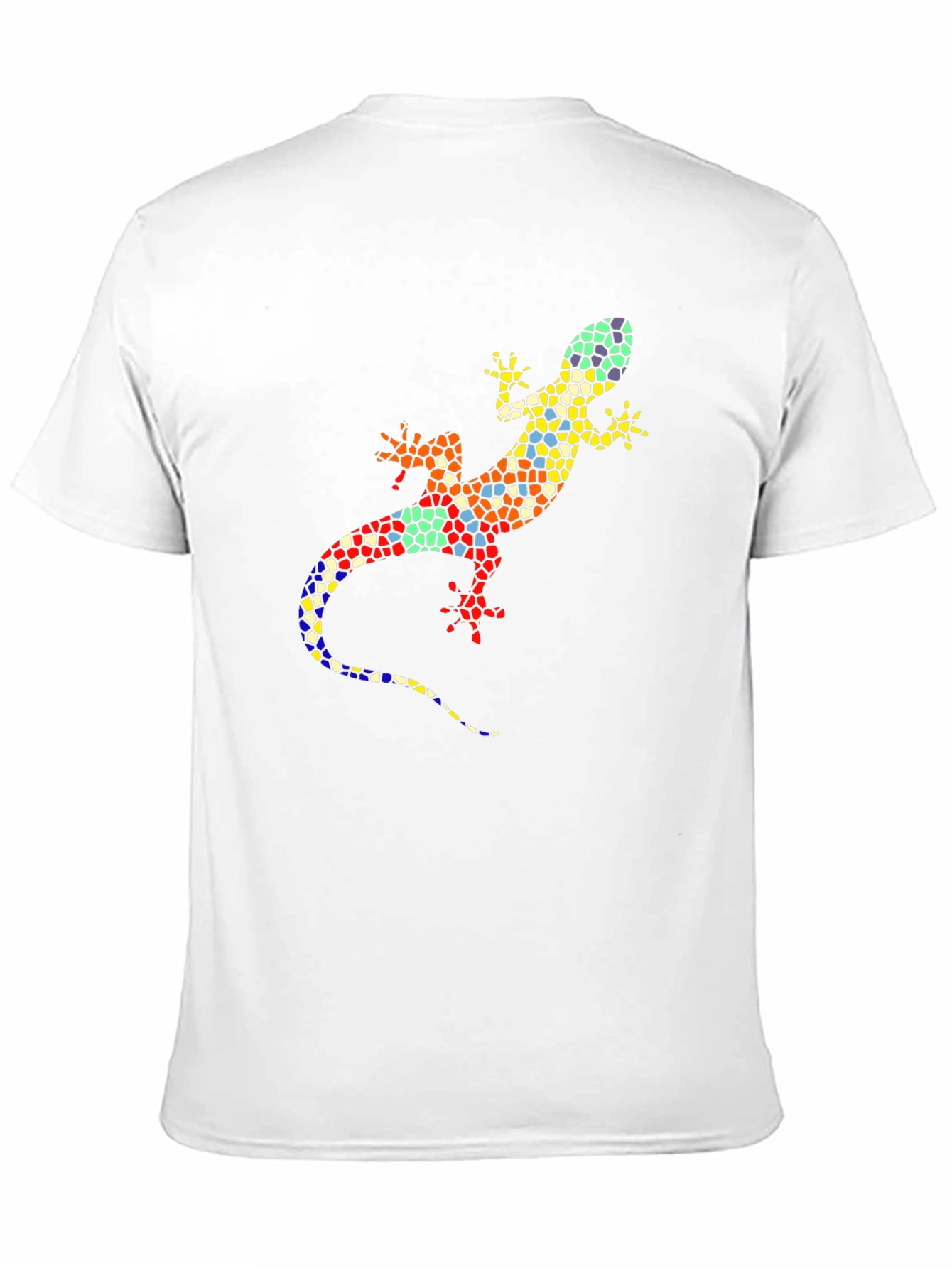 Mosaic Gecko Graphic T-Shirt