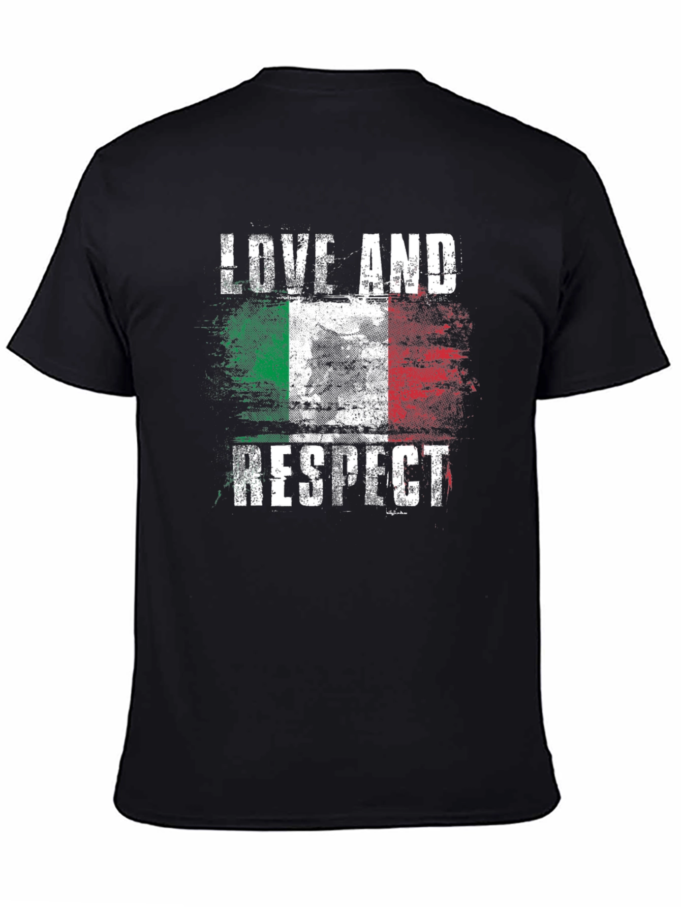 Italian Flag Love and Respect T-Shirt