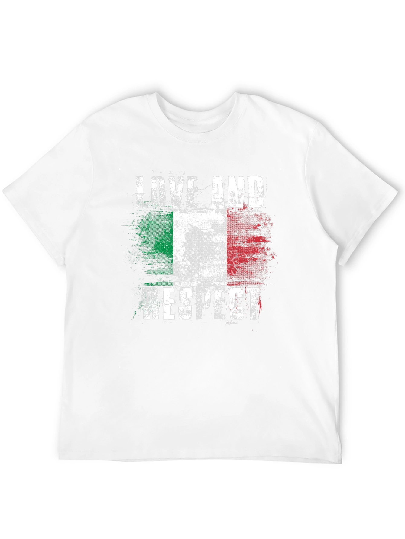Italian Flag Love and Respect T-Shirt