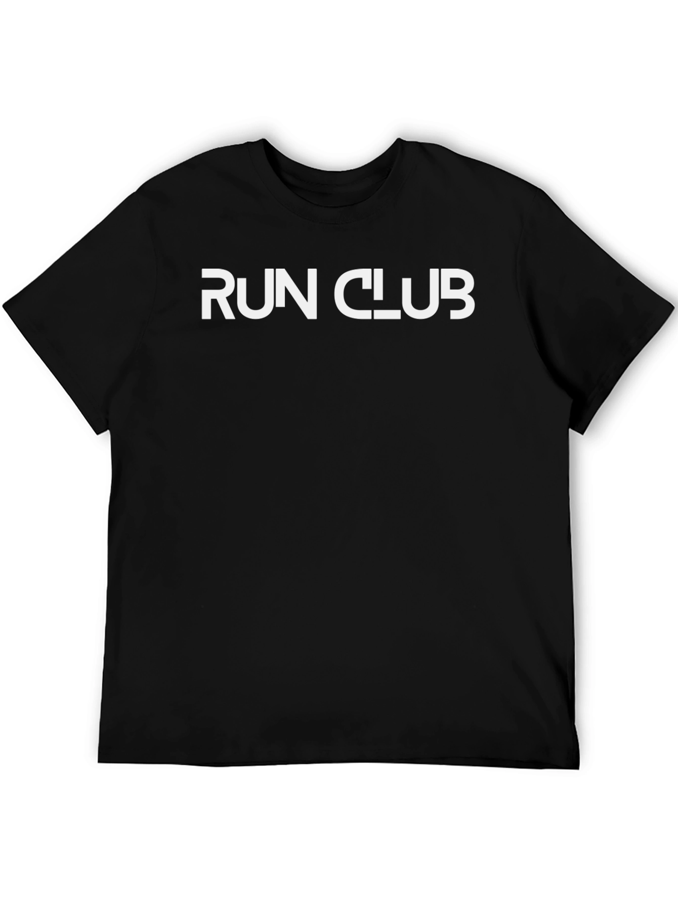 Run Club T-Shirt - Black Cotton Tee