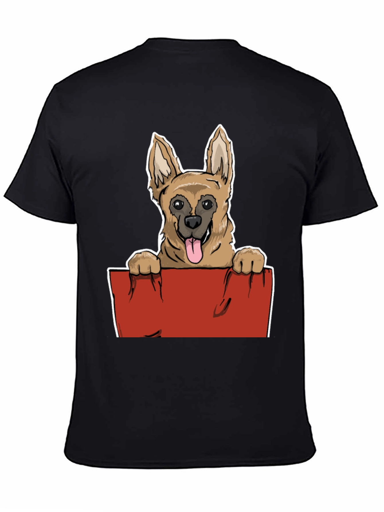 Dog Graphic Tee - Unisex Black T-Shirt