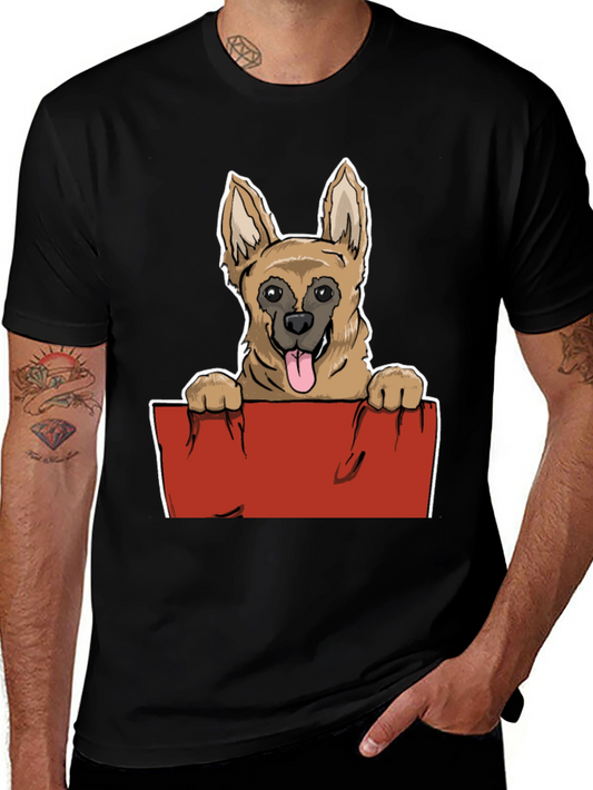 Dog Graphic Tee - Unisex Black T-Shirt