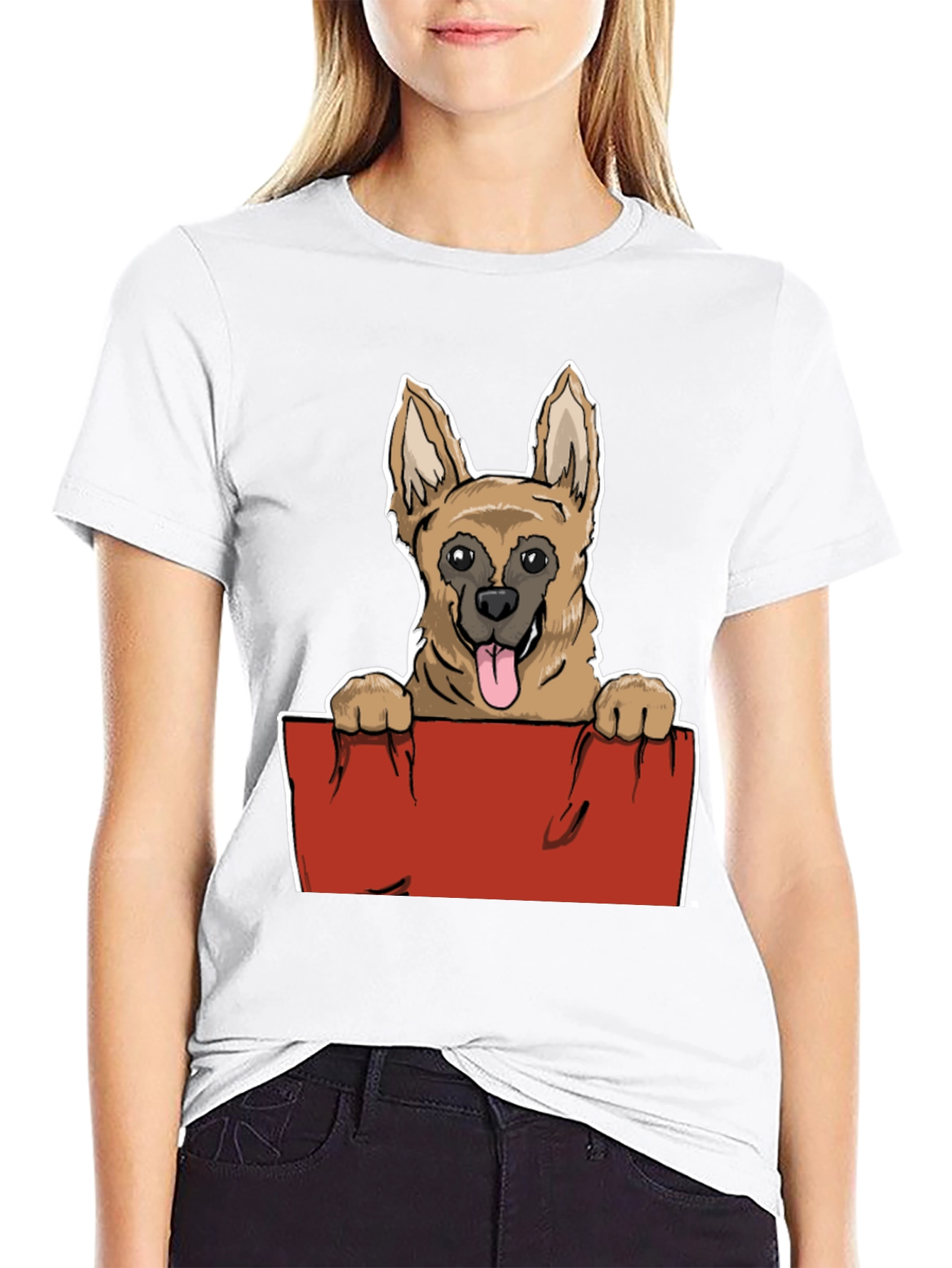 Dog Graphic Tee - Unisex Black T-Shirt