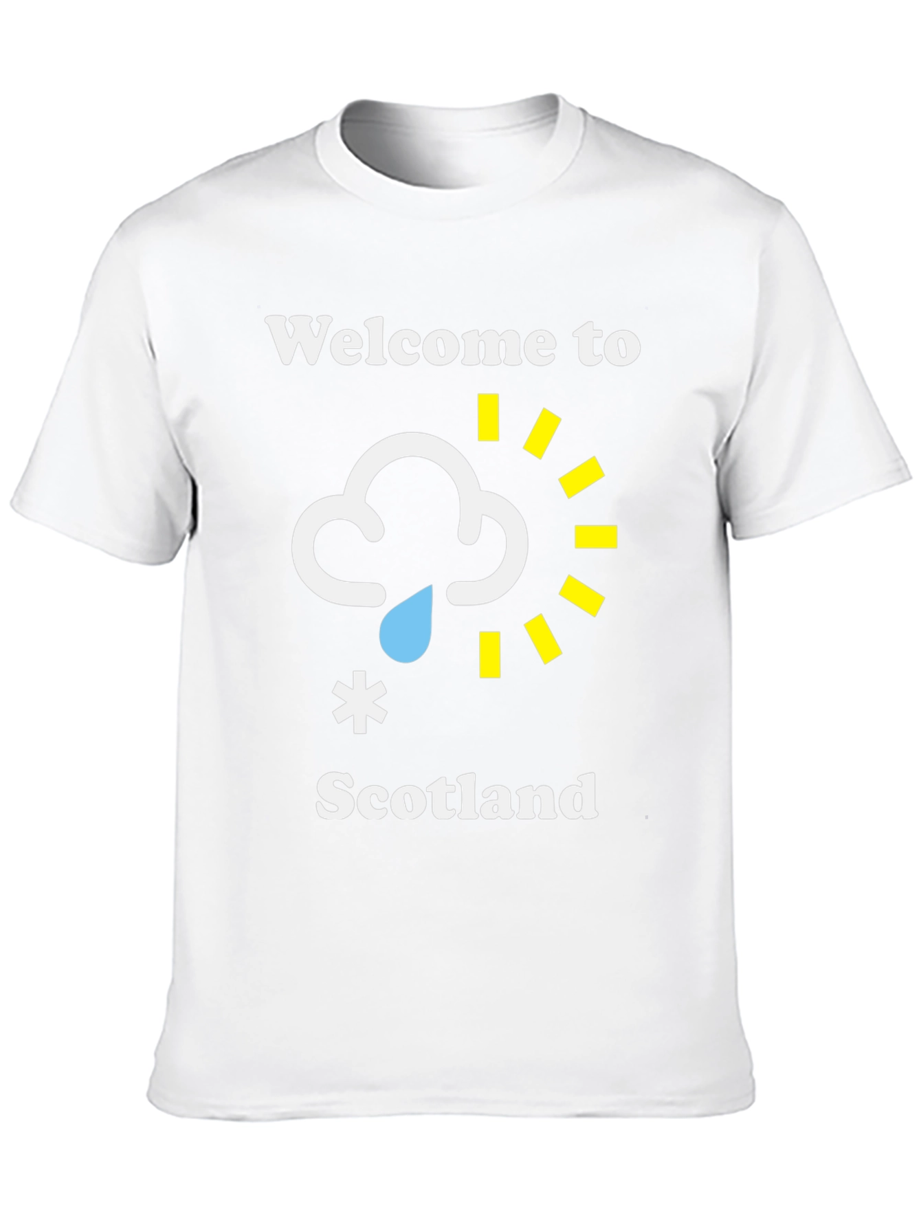 Welcome to Scotland T-Shirt Funny Weather Tee
